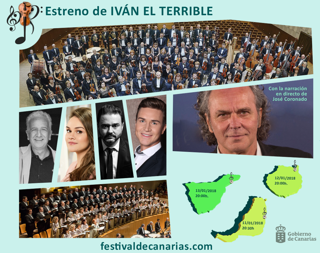 El Festival de Música de Canarias se estrena en Tenerife con la producción ‘Iván El Terrible’, de Prokofiev