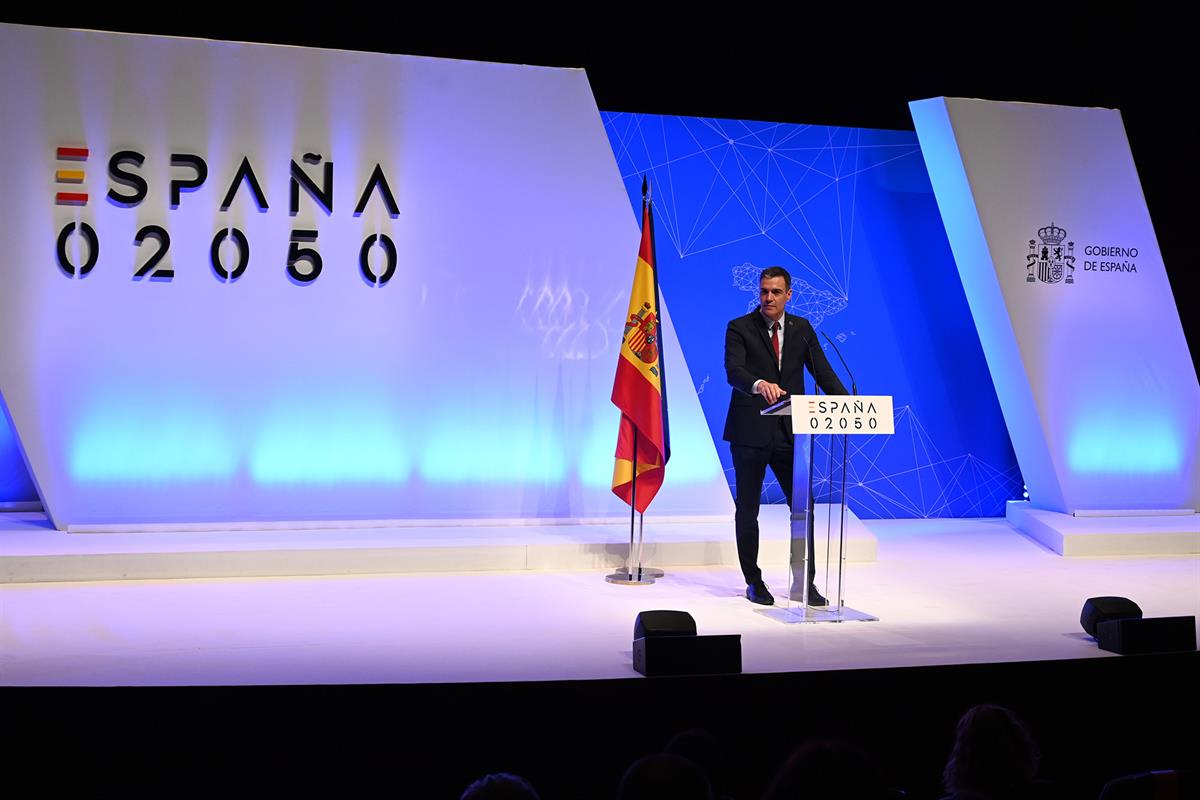 Sánchez presenta ‘España 2050’, un proyecto para decidir «qué país queremos dentro de 30 años»