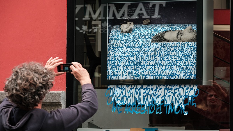 La Librería del Cabildo acoge una exposición en homenaje a Tomás Morales por el Centenario