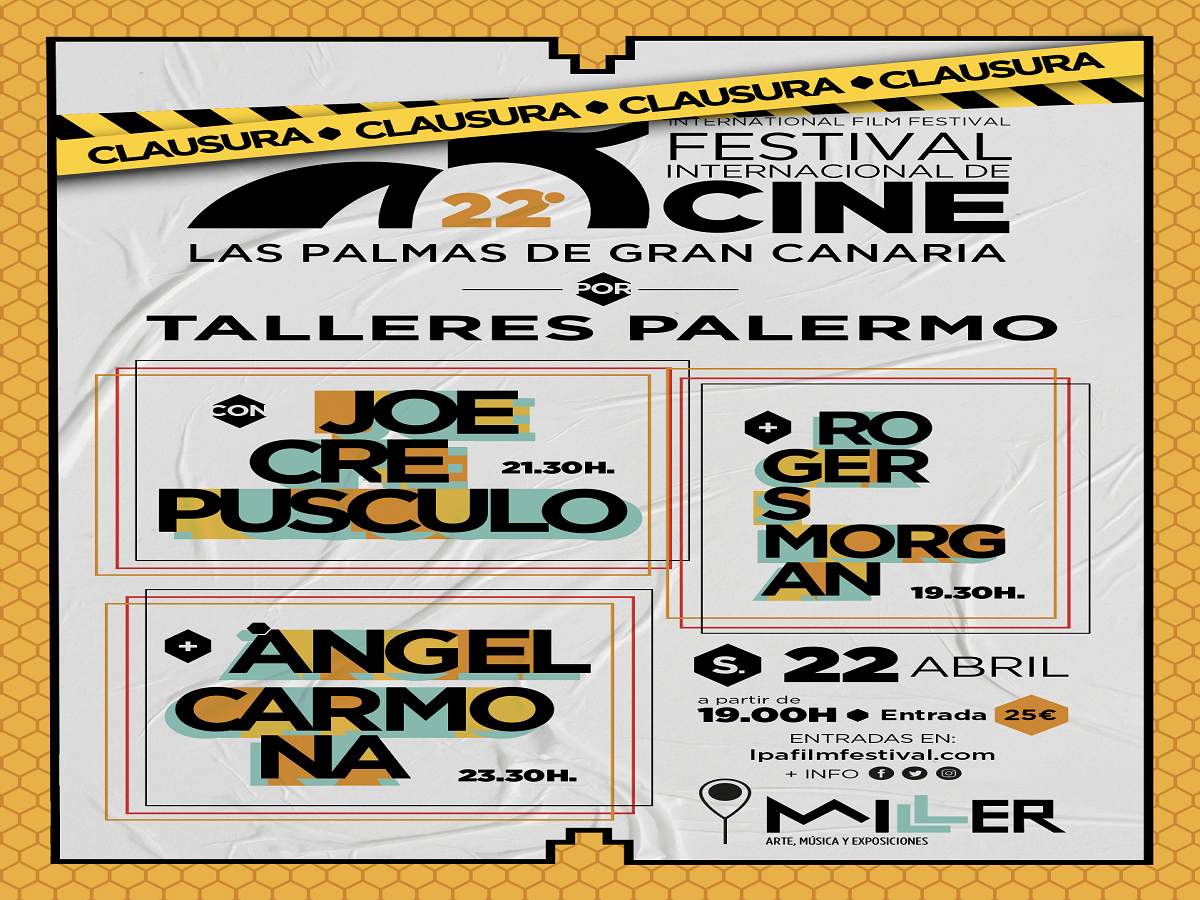 Talleres Palermo propone una sesión de conciertos como despedida del Festival de Cine