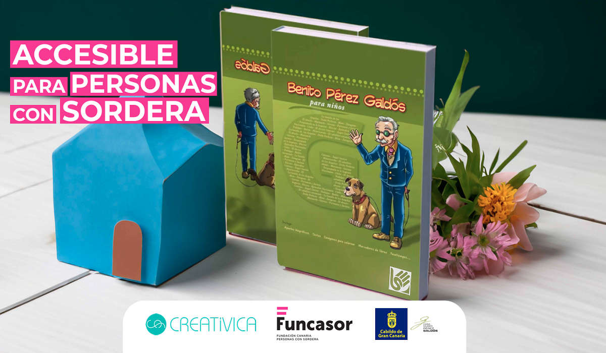 La Casa-Museo Pérez Galdós y Funcasor presentan la versión infantil de la biografía del escritor adaptada para personas con sordera