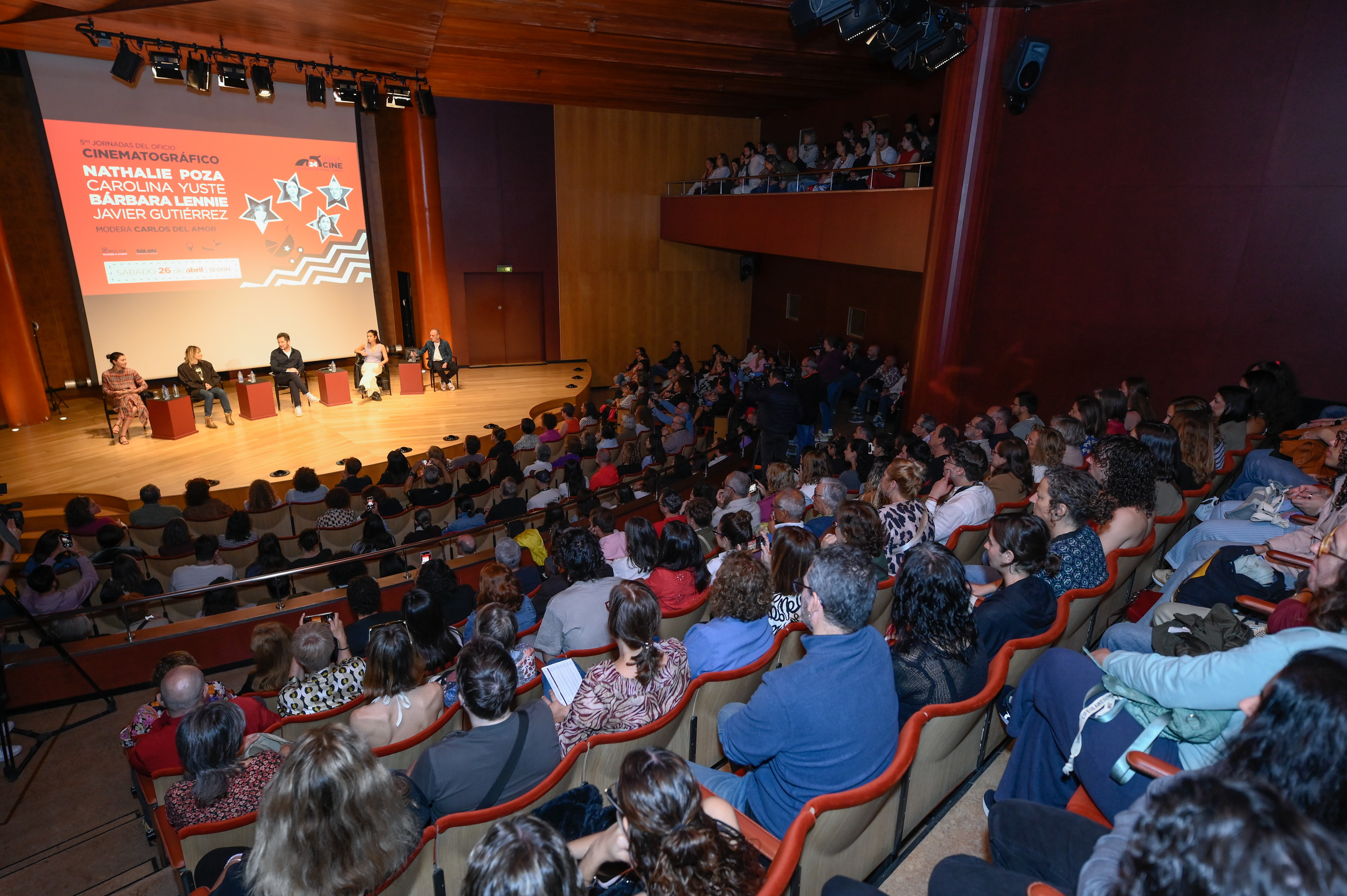 La ciudad acoge las 5ªs Jornadas sobre el Oficio Cinematográfico con Javier Gutiérrez, Nathalie Poza, Bárbara Lennie y Carolina Yuste