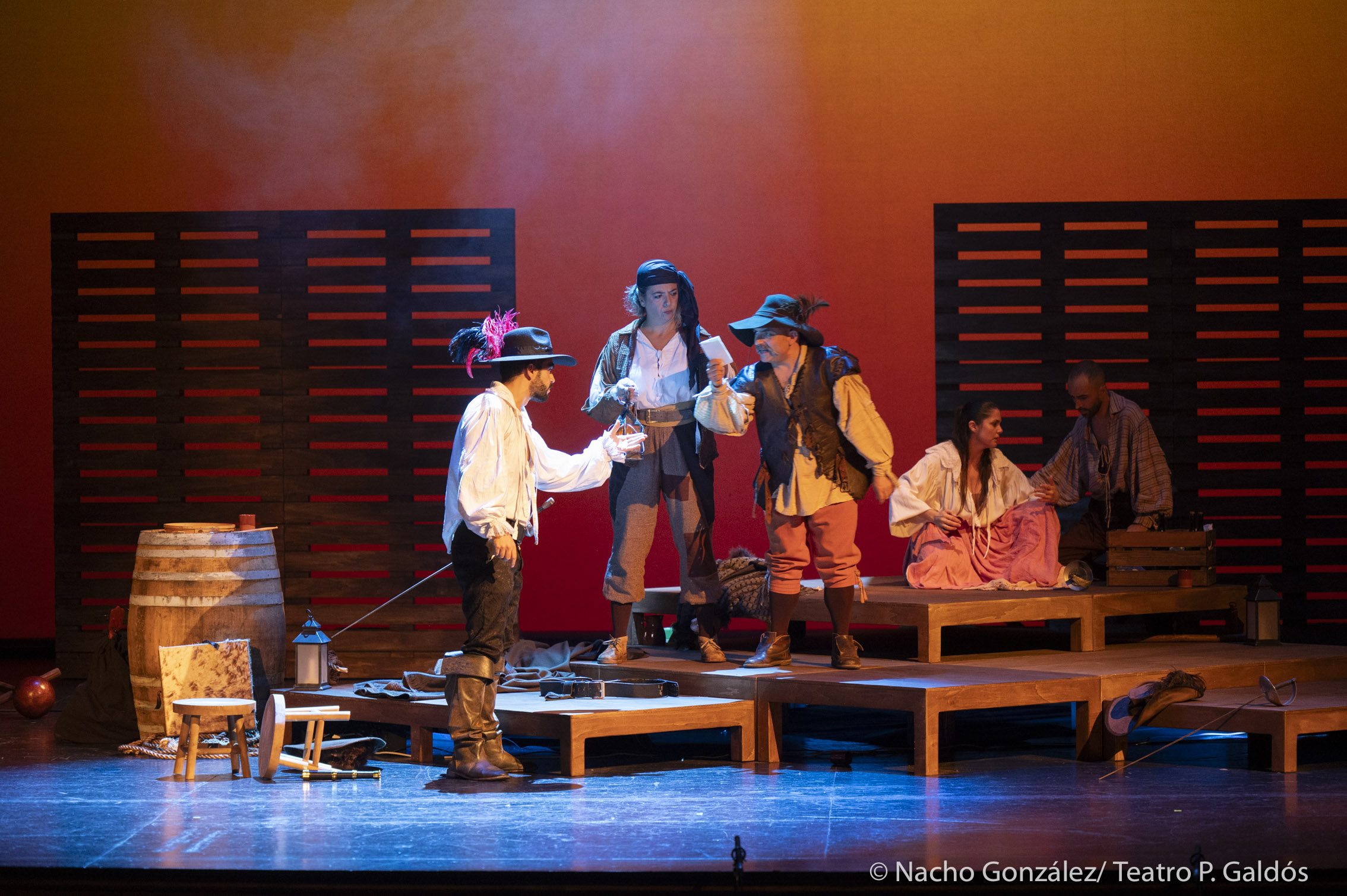 ‘Como chispa de cañón’, una obra con humor, música y valentía para revivir las hazañas corsarias de Canarias