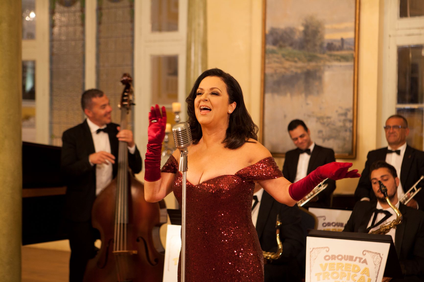 Ochenta músicos acompañarán en Los Realejos a Olga Cerpa en su nominada “Vereda tropical”