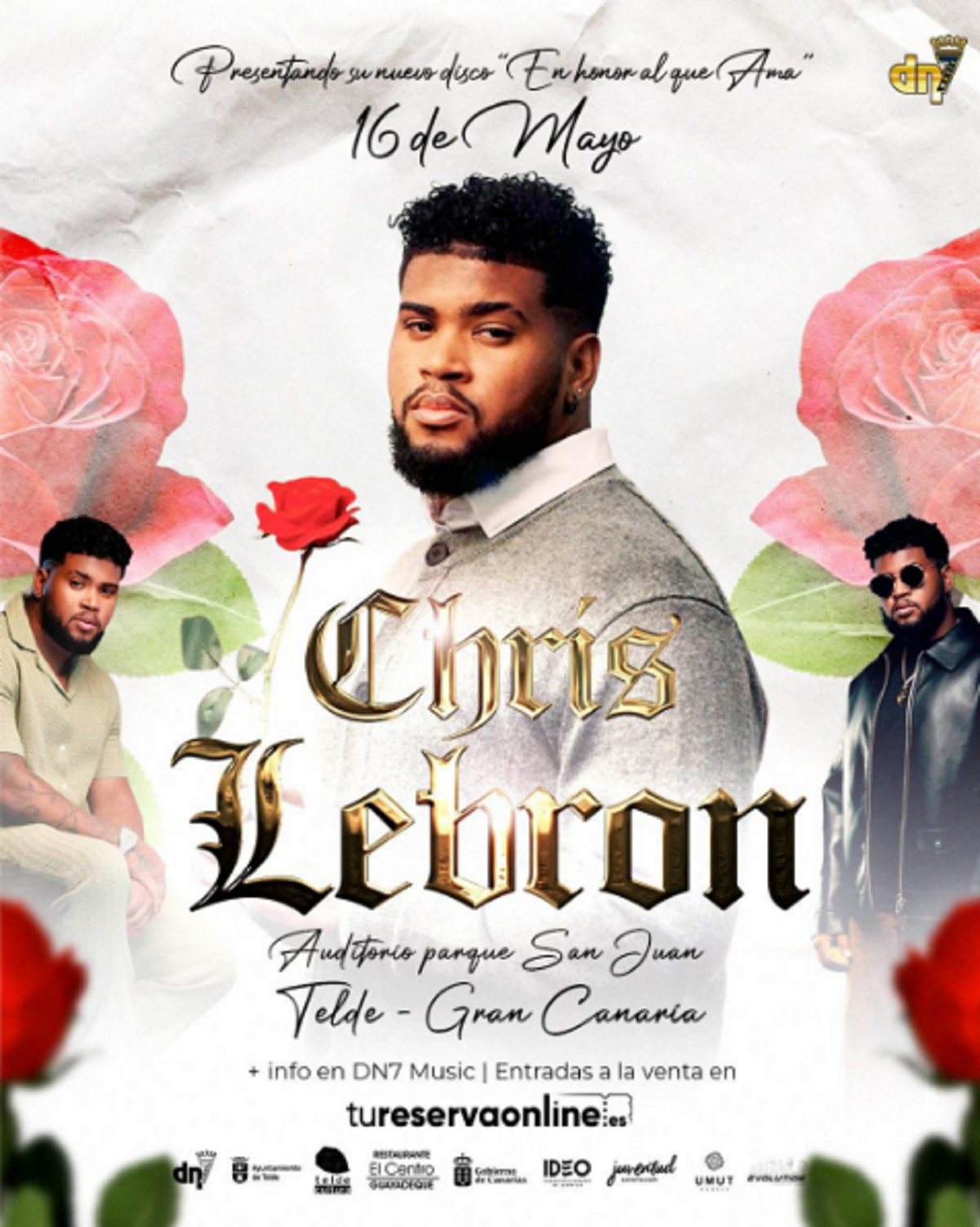 Telde se prepara para el esperado concierto de Chris Lebrón