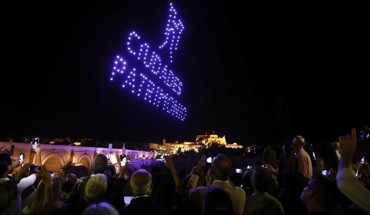 La Laguna celebra 25 años de Patrimonio Mundial con un espectáculo de drones