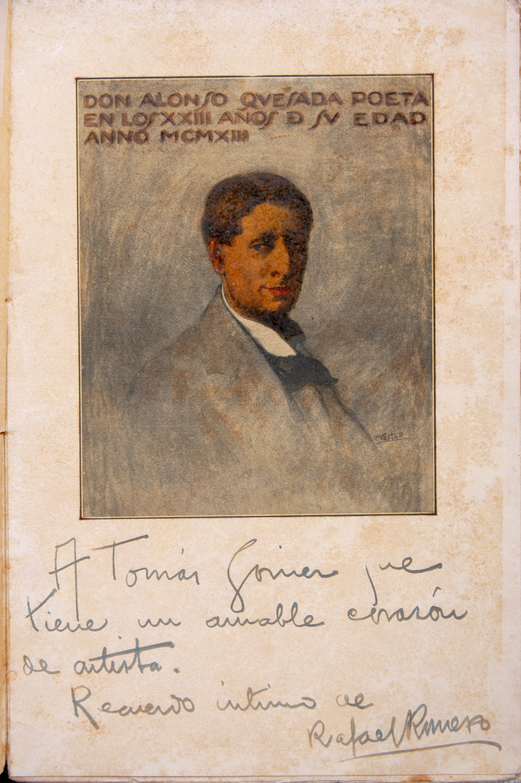 La exposición ‘Tengo la mirada donde una araña teje’ explora los archivos de Alonso Quesada en el centenario de su muerte