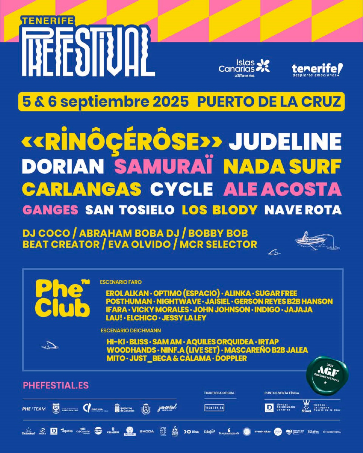 Rinôçérôse se incorpora al cartel del décimo aniversario de Phe Festival tras la cancelación de 2manydj’s