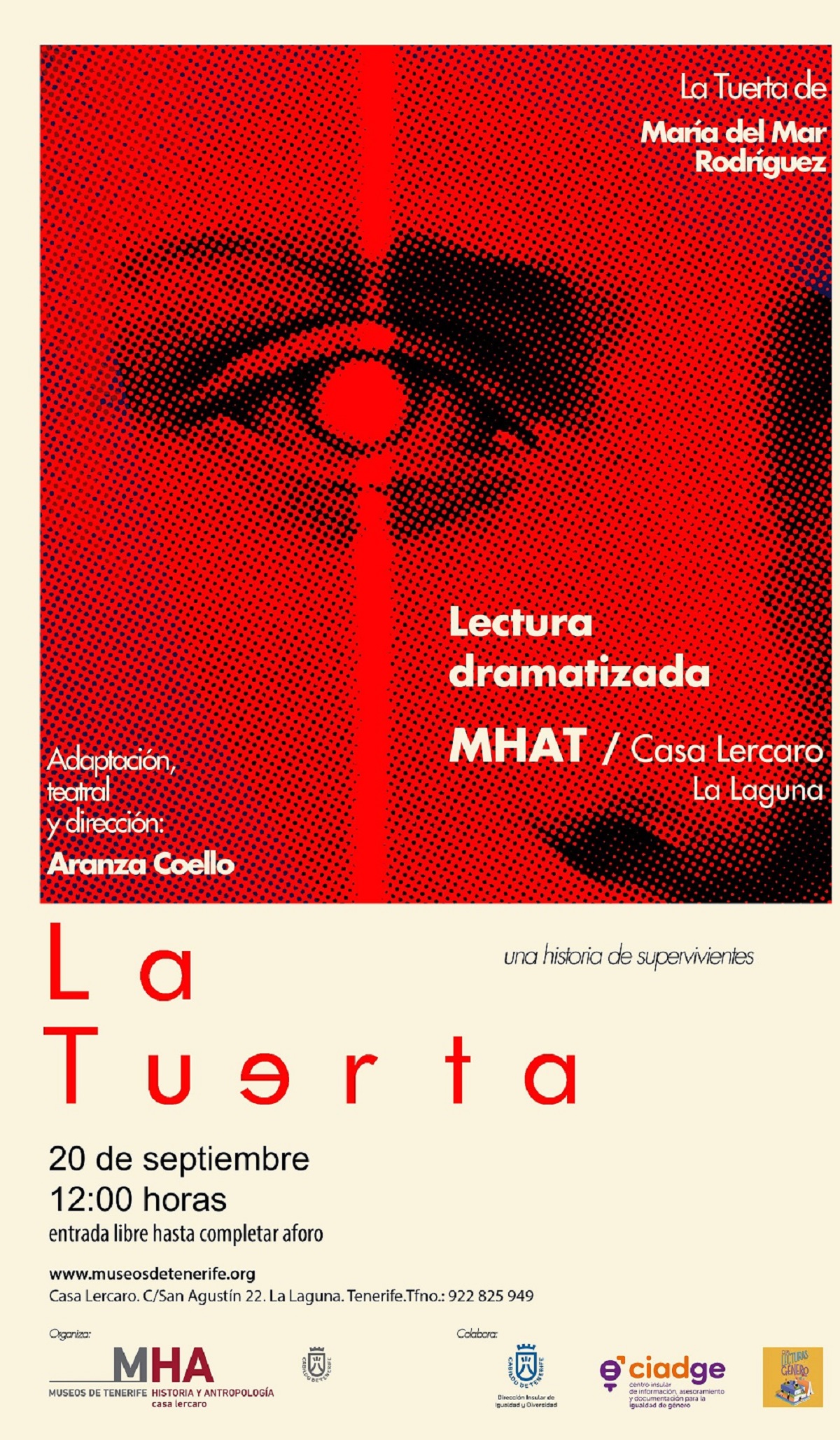 La Casa Lercaro acoge ‘La Tuerta’, una lectura dramatizada donde teatro y memoria histórica van de la mano