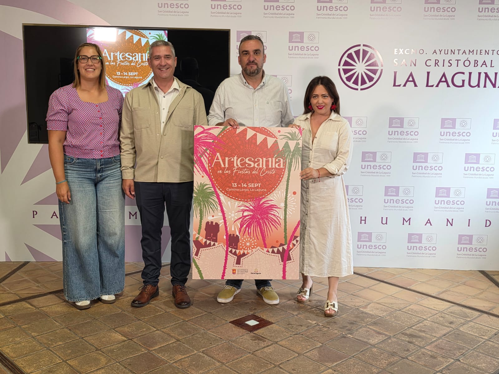 Oficios tradicionales y arte contemporáneo se exponen en la Muestra de Artesanía del Cristo