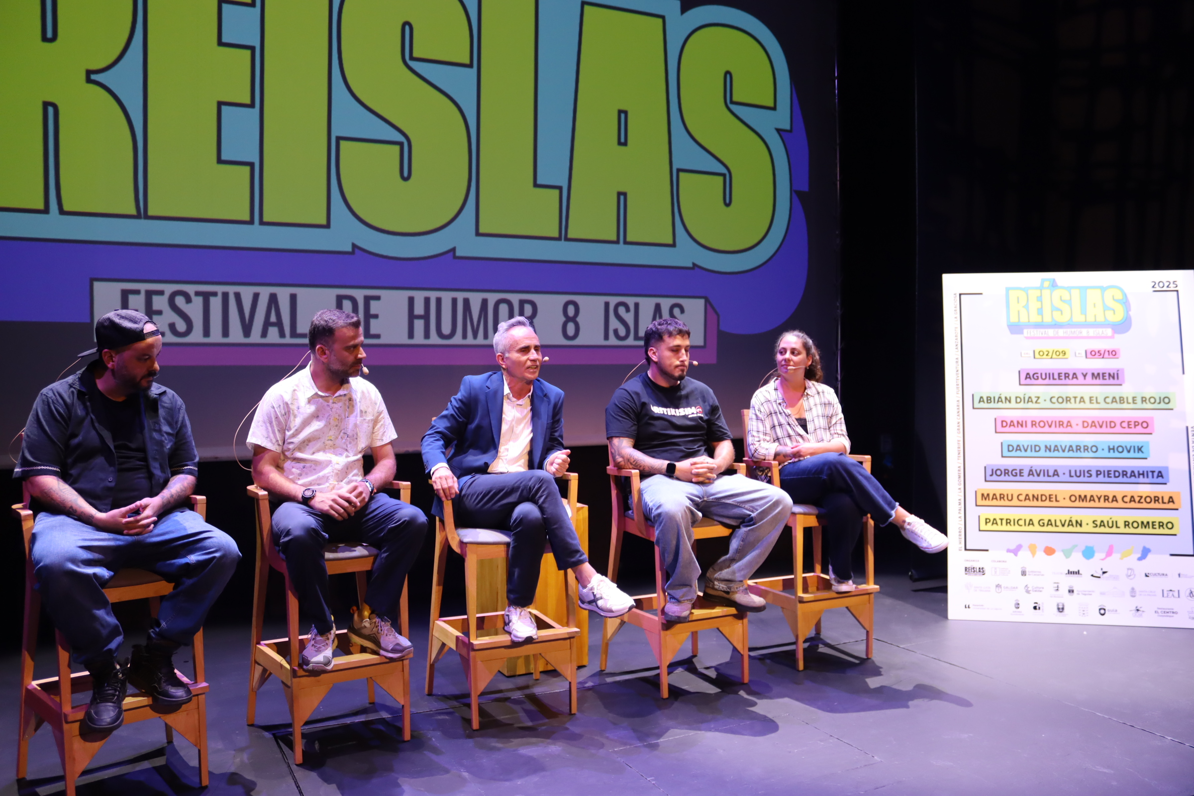 Cuatro cómicos canarios se suman a la tercera edición del Festival de Humor Reislas