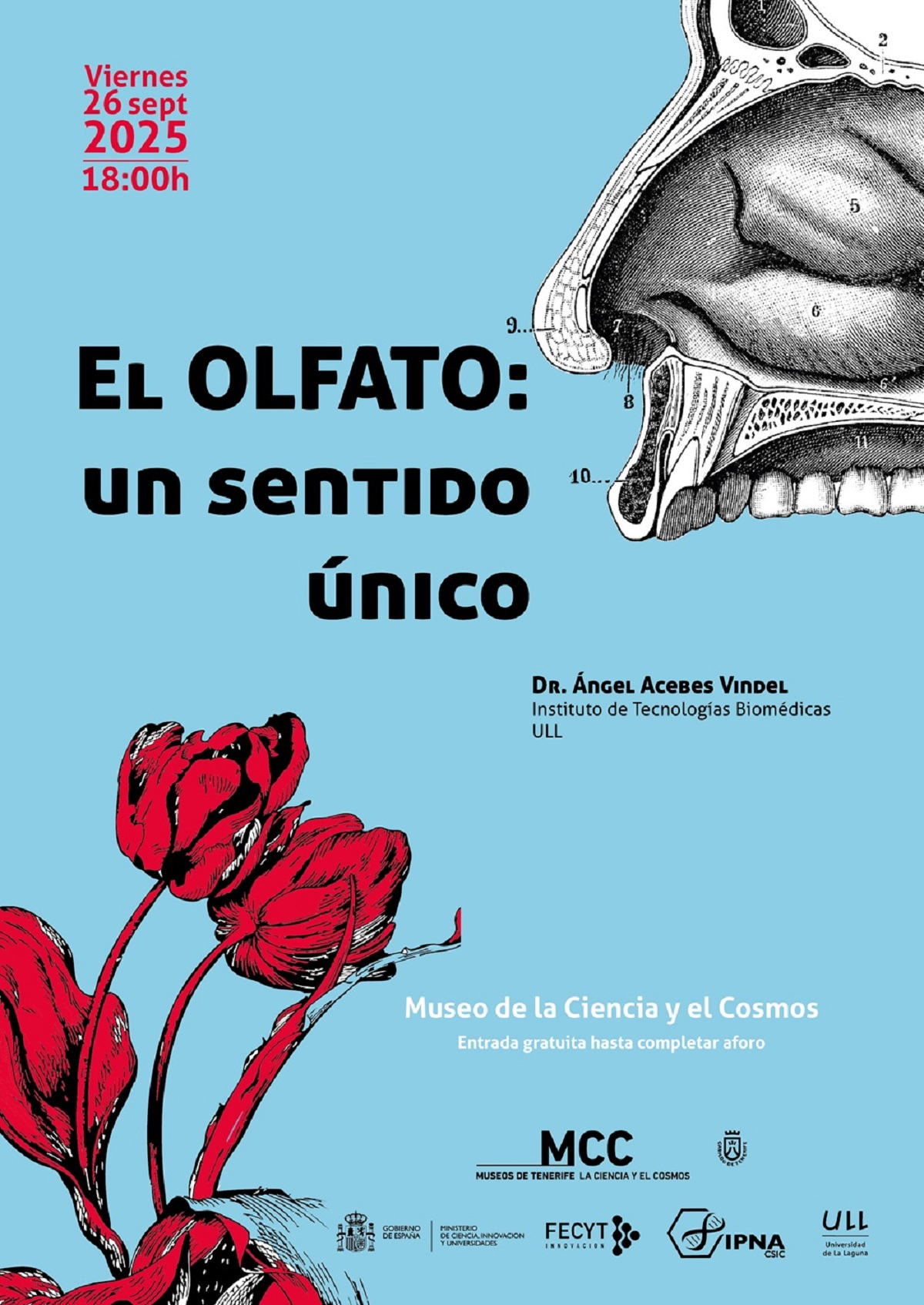 El MCC ofrece datos apasionantes sobre el sentido del olfato en una nueva conferencia