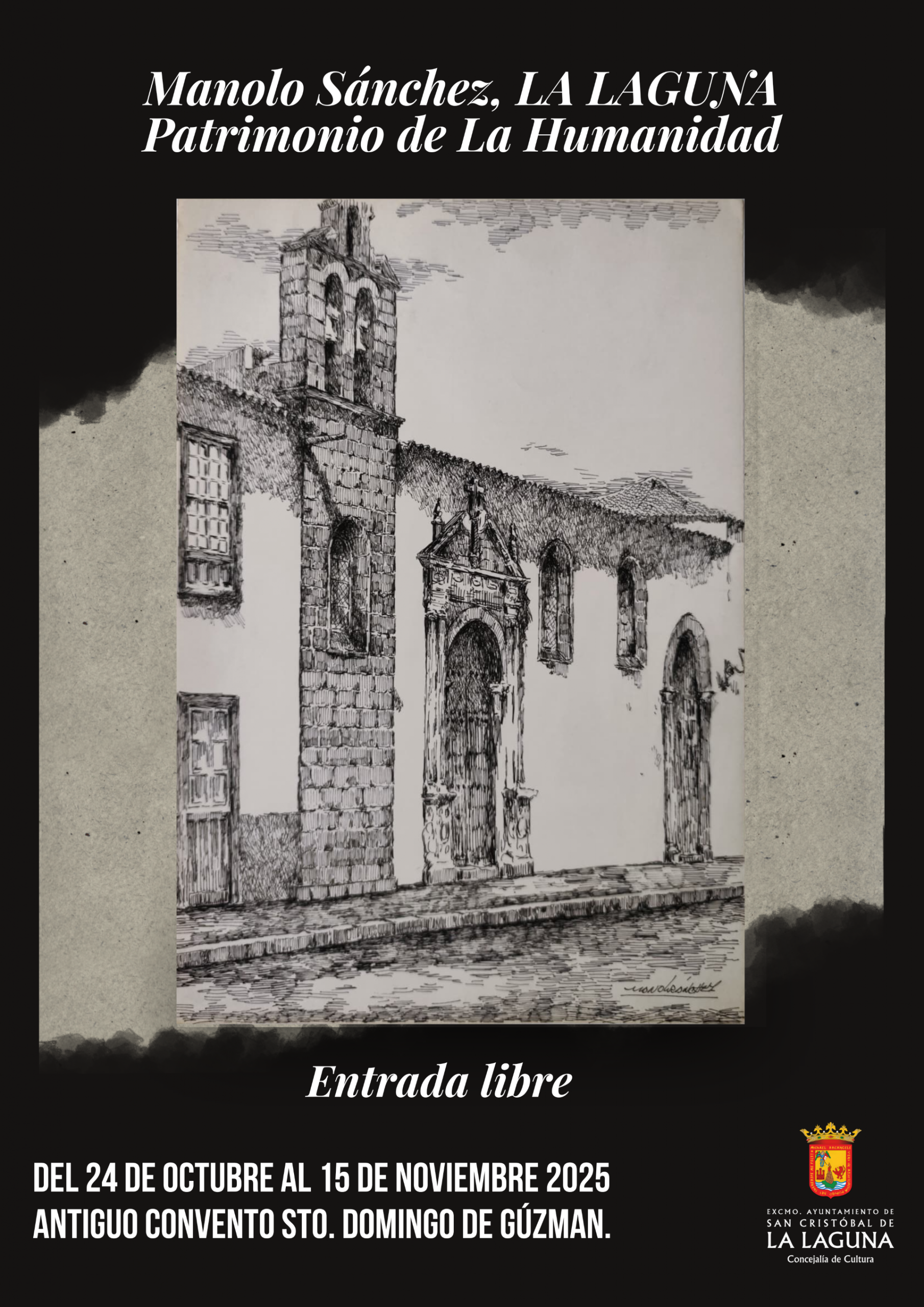 La obra de Manolo Sánchez rinde homenaje a La Laguna como Ciudad Patrimonio