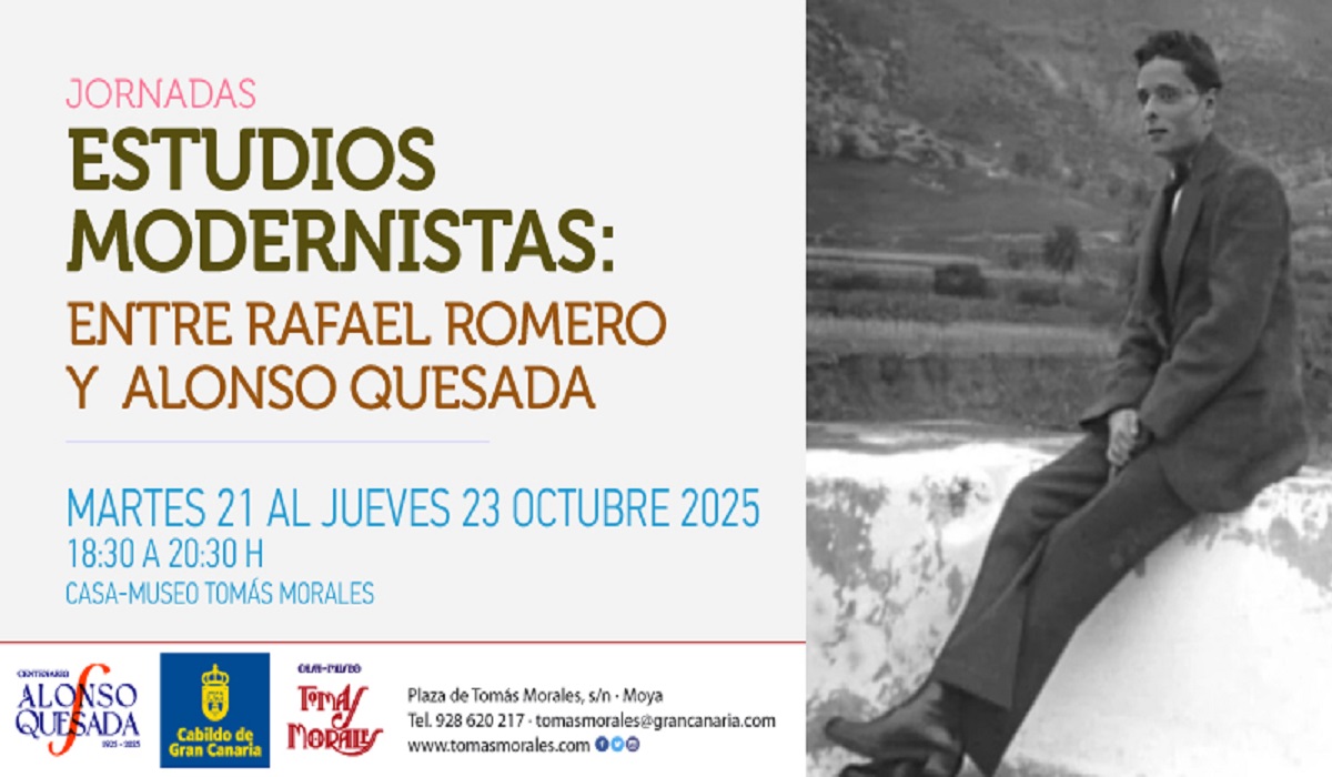 La Casa-Museo Tomás Morales celebra las jornadas ‘Estudios modernistas: entre Rafael Romero y Alonso Quesada’