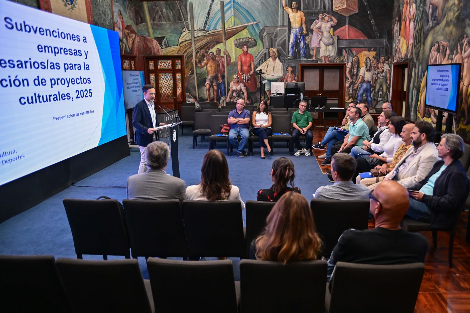 El Cabildo entrega 800.000 euros a proyectos culturales realizados por empresas y empresarios este año