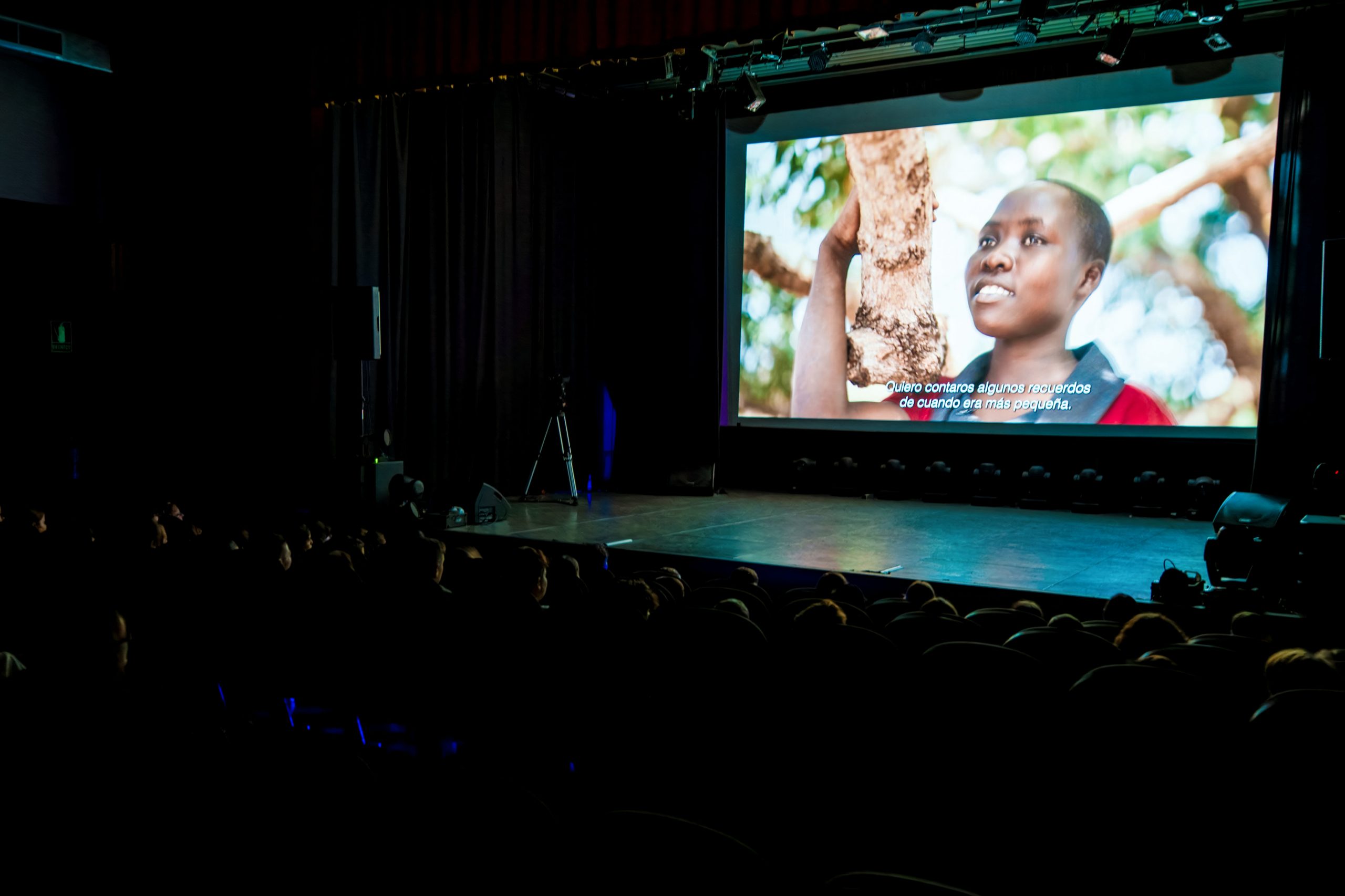 La pantalla de Miradas Afroindígenas muestra una visión genuina, original y desconocida de África