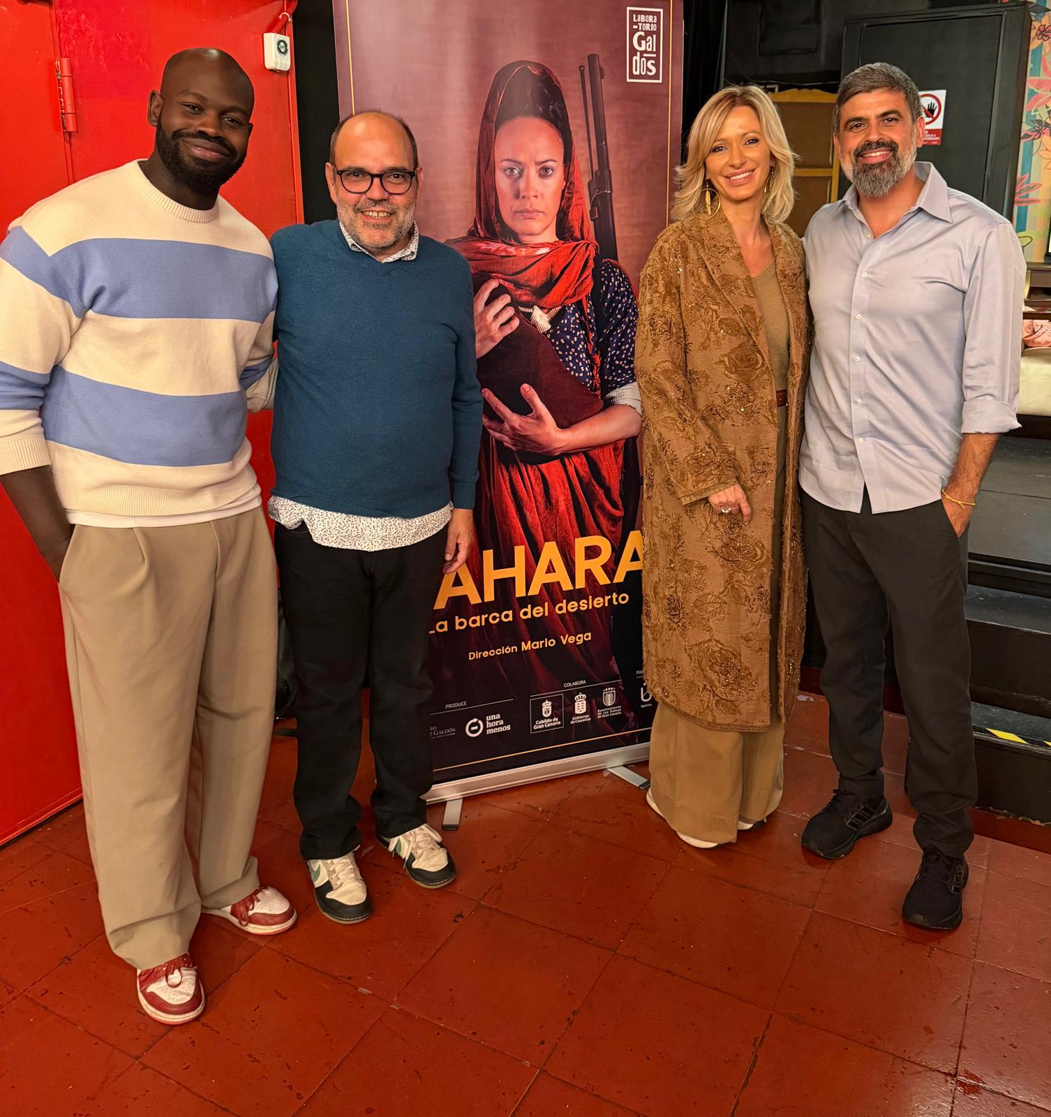 El Teatro del Barrio de Madrid estrena el montaje canario ‘SAHARA. La barca del desierto’