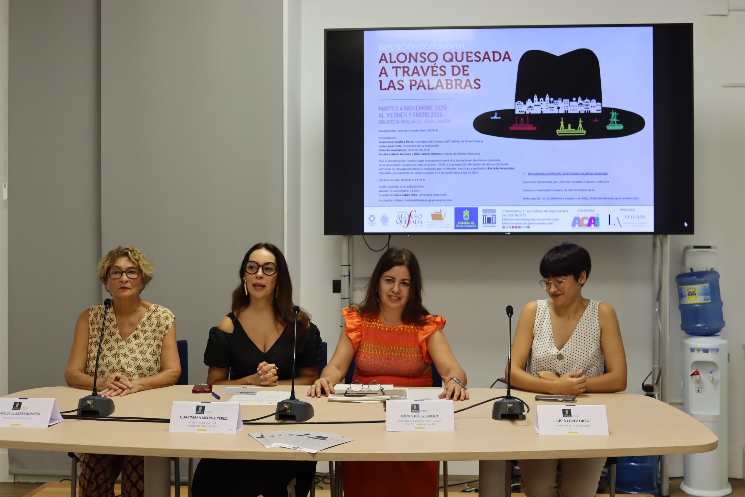 La Biblioteca Insular inaugura la exposición ‘Alonso Quesada a través de las palabras’, un viaje sensorial y literario por la ciudad modernista de comienzos del siglo XX