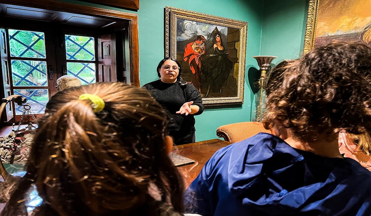 Alonso Quesada inspira un taller infantil en la Casa-Museo Tomás Morales