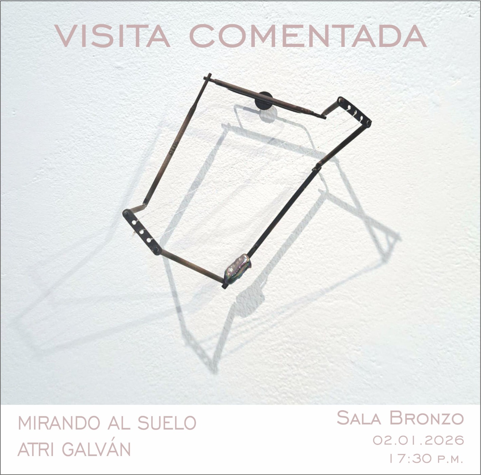 Espacio Bronzo organiza una visita comentada a la exposición de joyería contemporánea ‘Mirando al suelo’