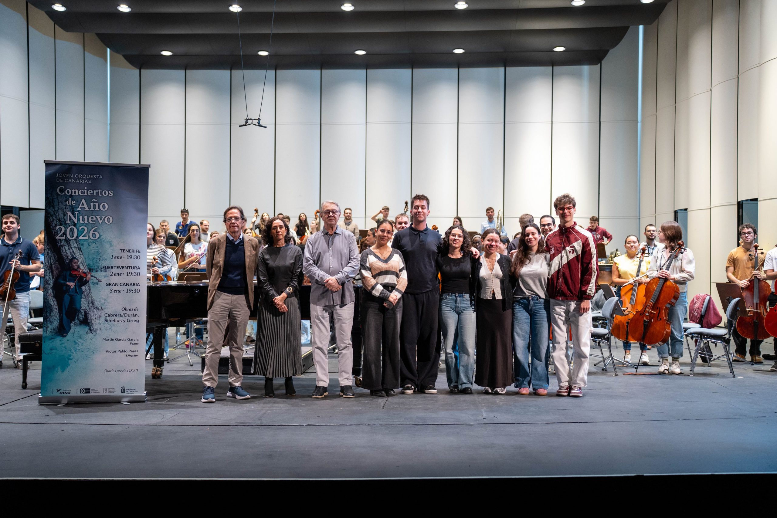 Todo listo para los conciertos de Año Nuevo de la Joven Orquesta de Canarias