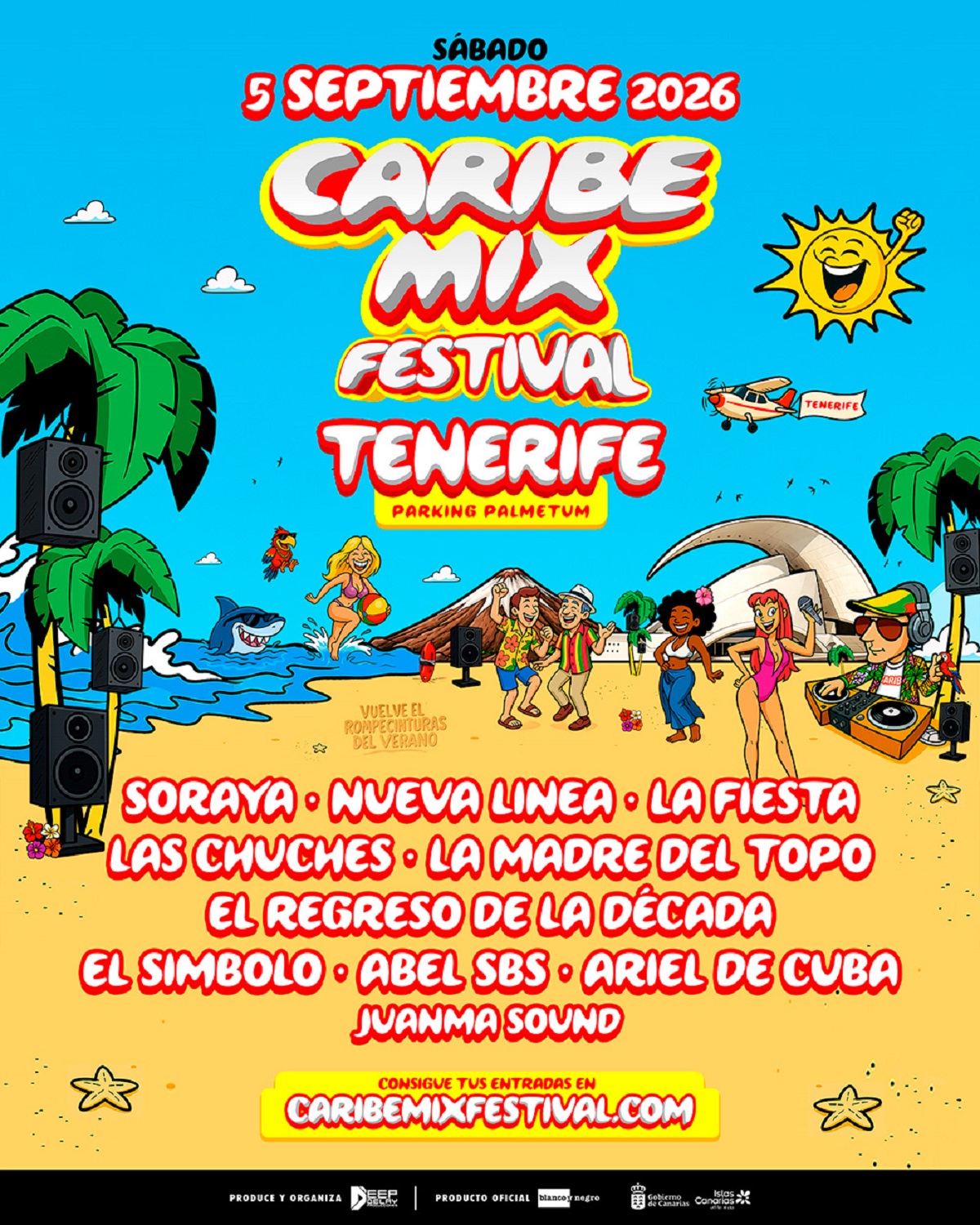 El latido de nuestros veranos regresa a Tenerife con la celebración de Caribe Mix Festival