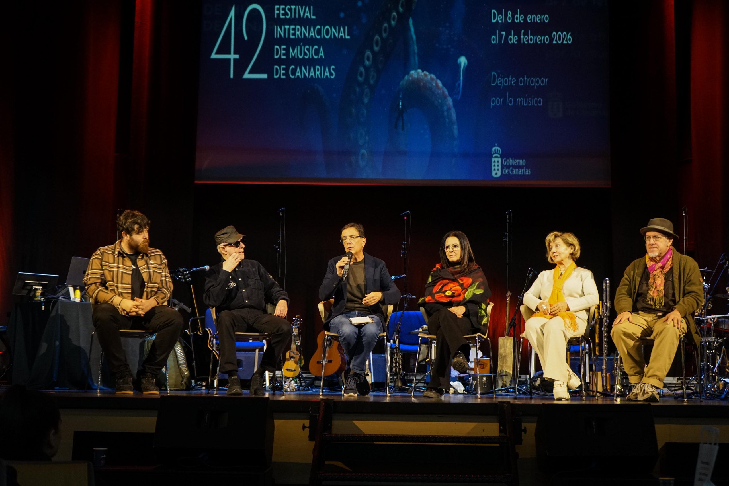 La versión en concierto de ‘Canarii’, de Olga Cerpa y Mestisay, en el Festival de Música de Canarias