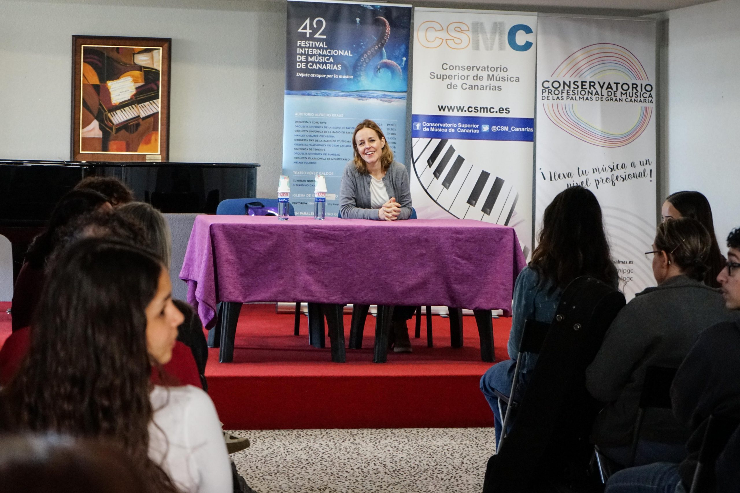 Gran acogida a Sol Gabetta en el Conservatorio