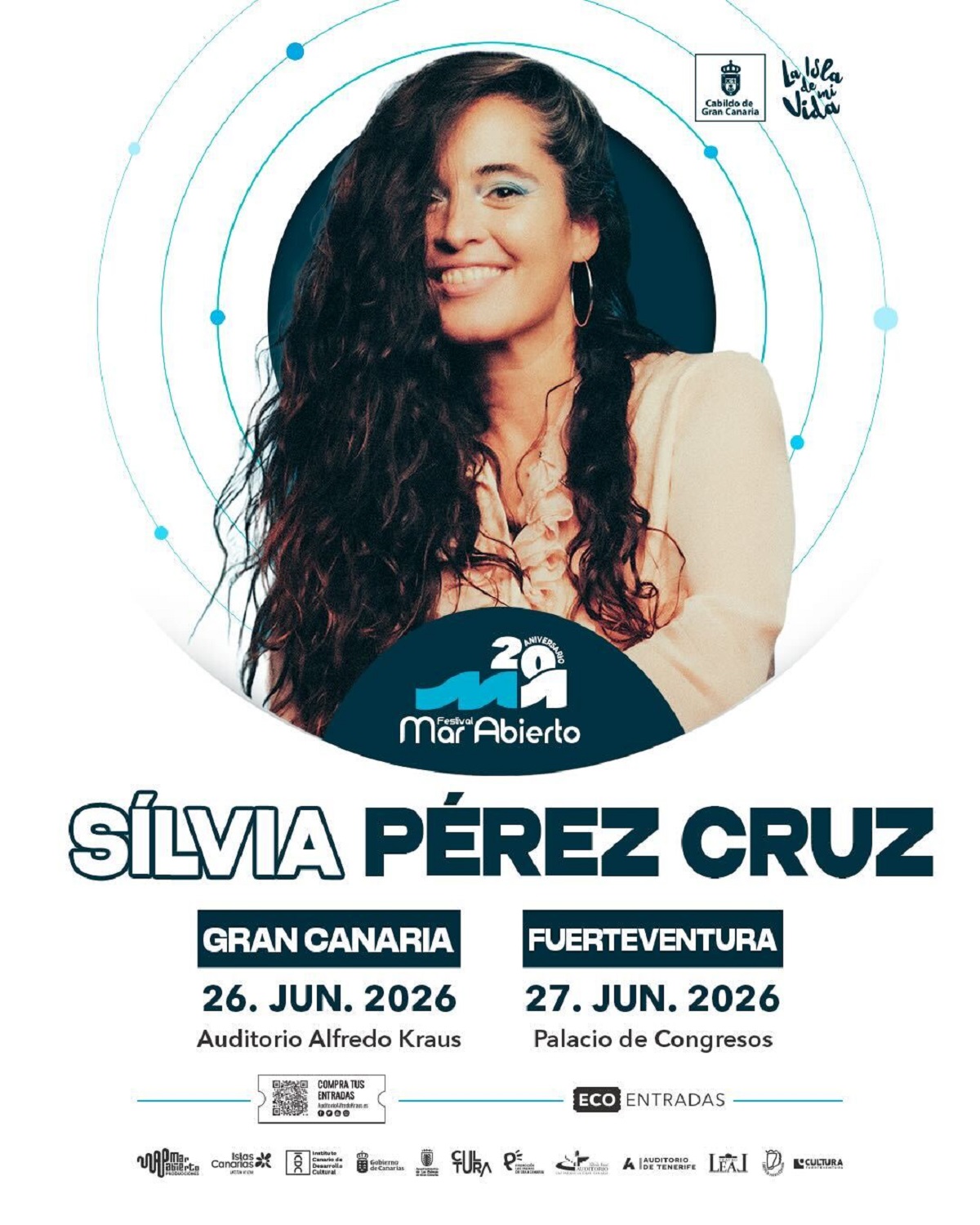 Sílvia Pérez Cruz actuará en Gran Canaria y Fuerteventura con Festival Mar Abierto