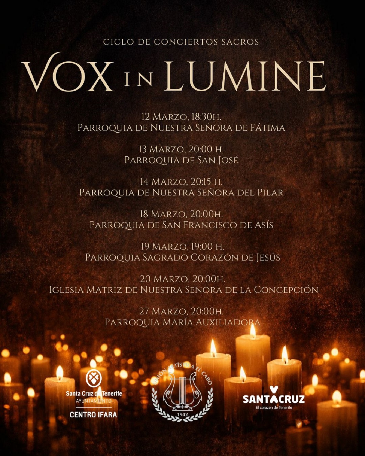 Santa Cruz impulsa la música sacra en el distrito Centro-Ifara con motivo de la Semana Santa