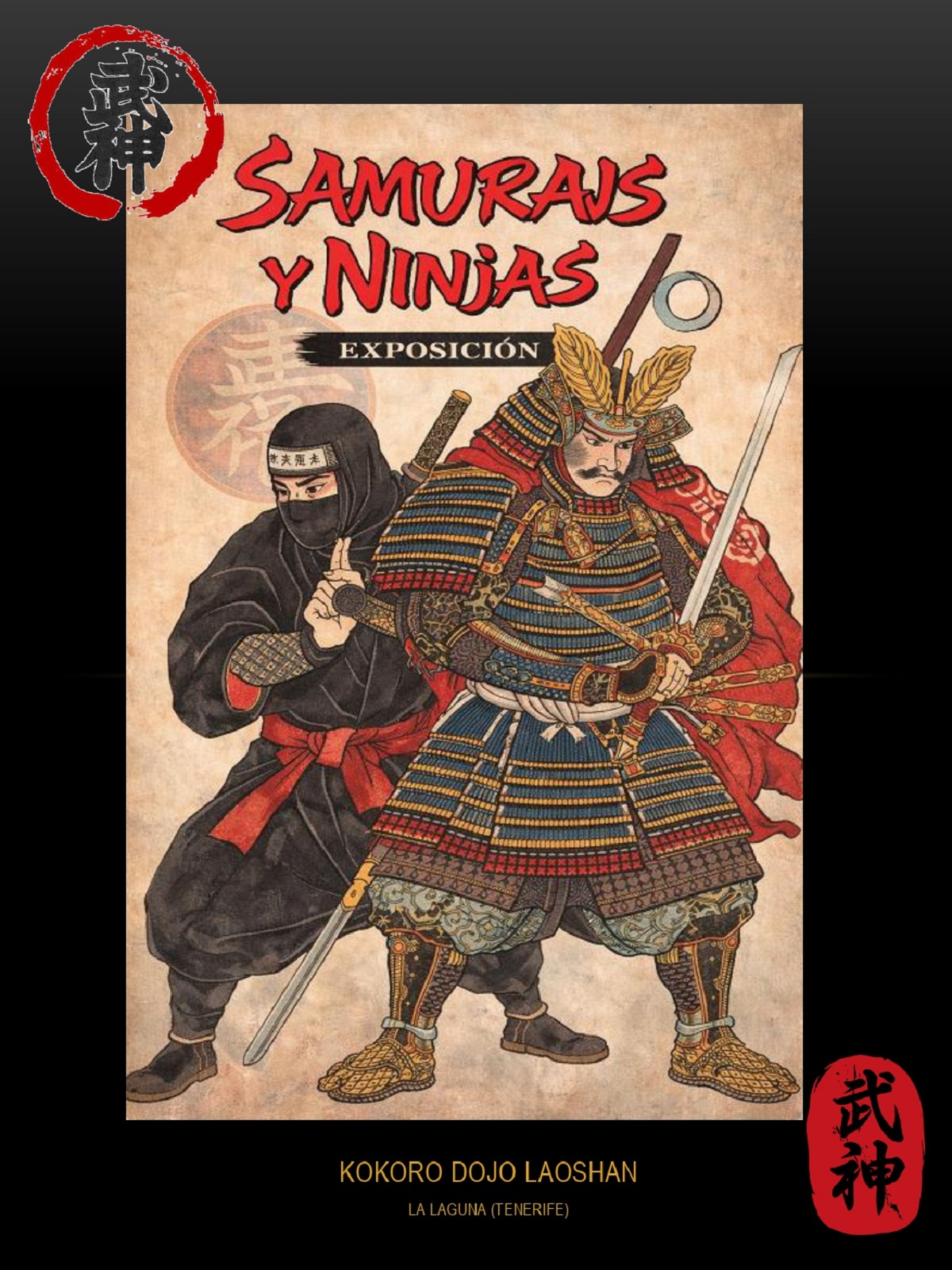 El legado de samuráis y shinobi se expone en La Laguna