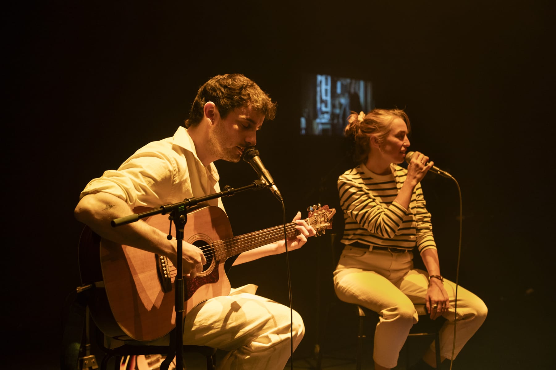 Violeta Gil y Marcos Nadie fusionan en el museo TEA poesía y música con Andábamos maravillados