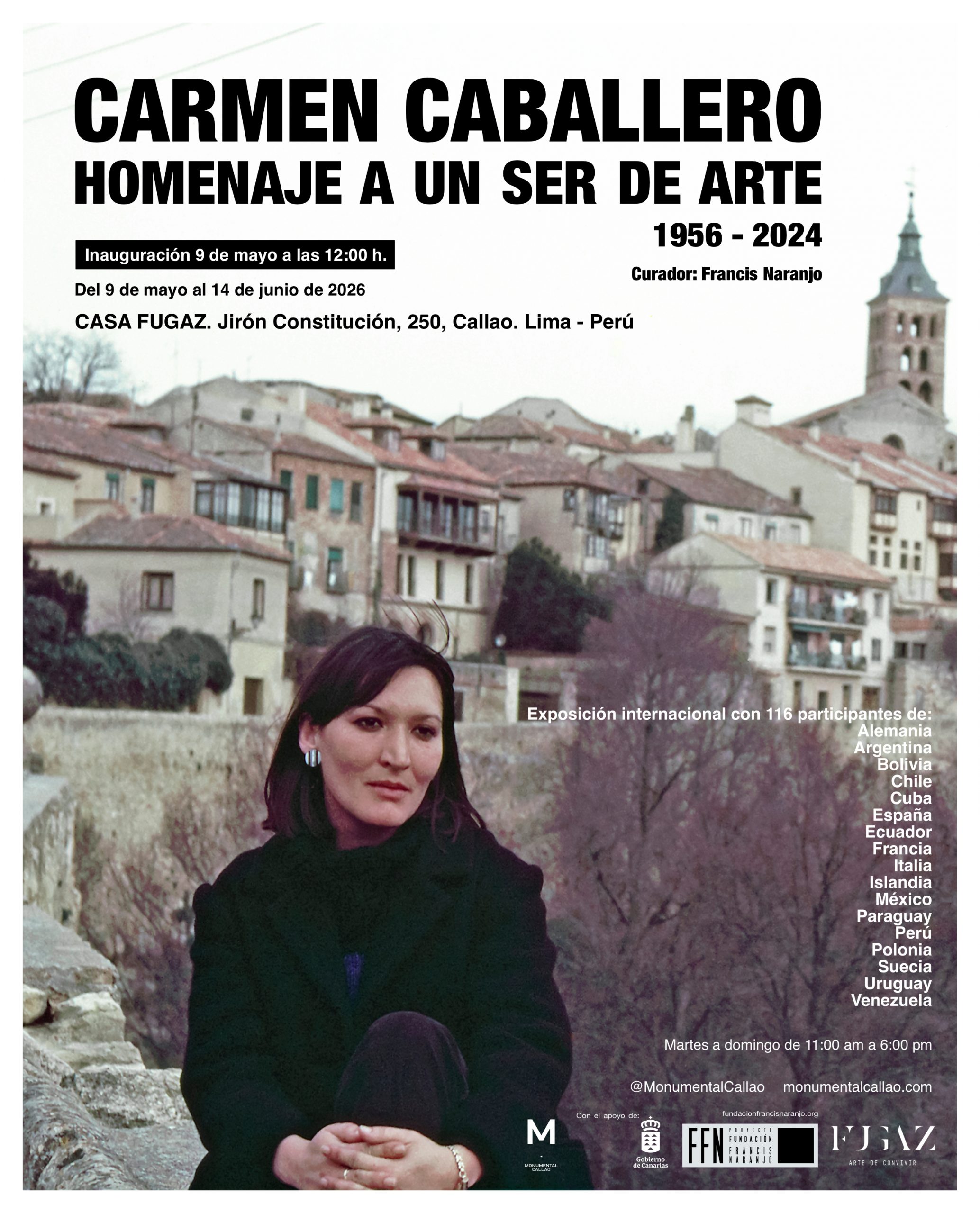 Carmen Caballero: Casa Fugaz (Perú) acoge una exposición homenaje a un ser de arte