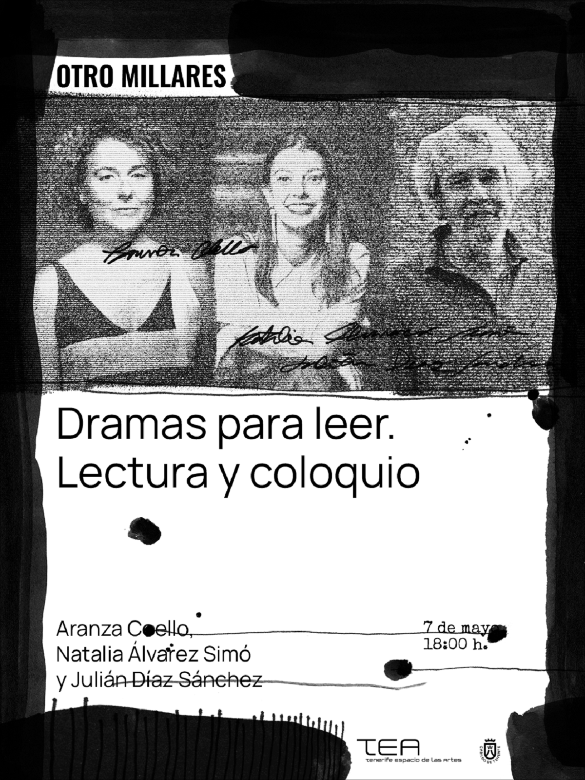 El museo TEA clausura esta semana el ciclo Otro Millares con Dramas para leer. Lectura y coloquio