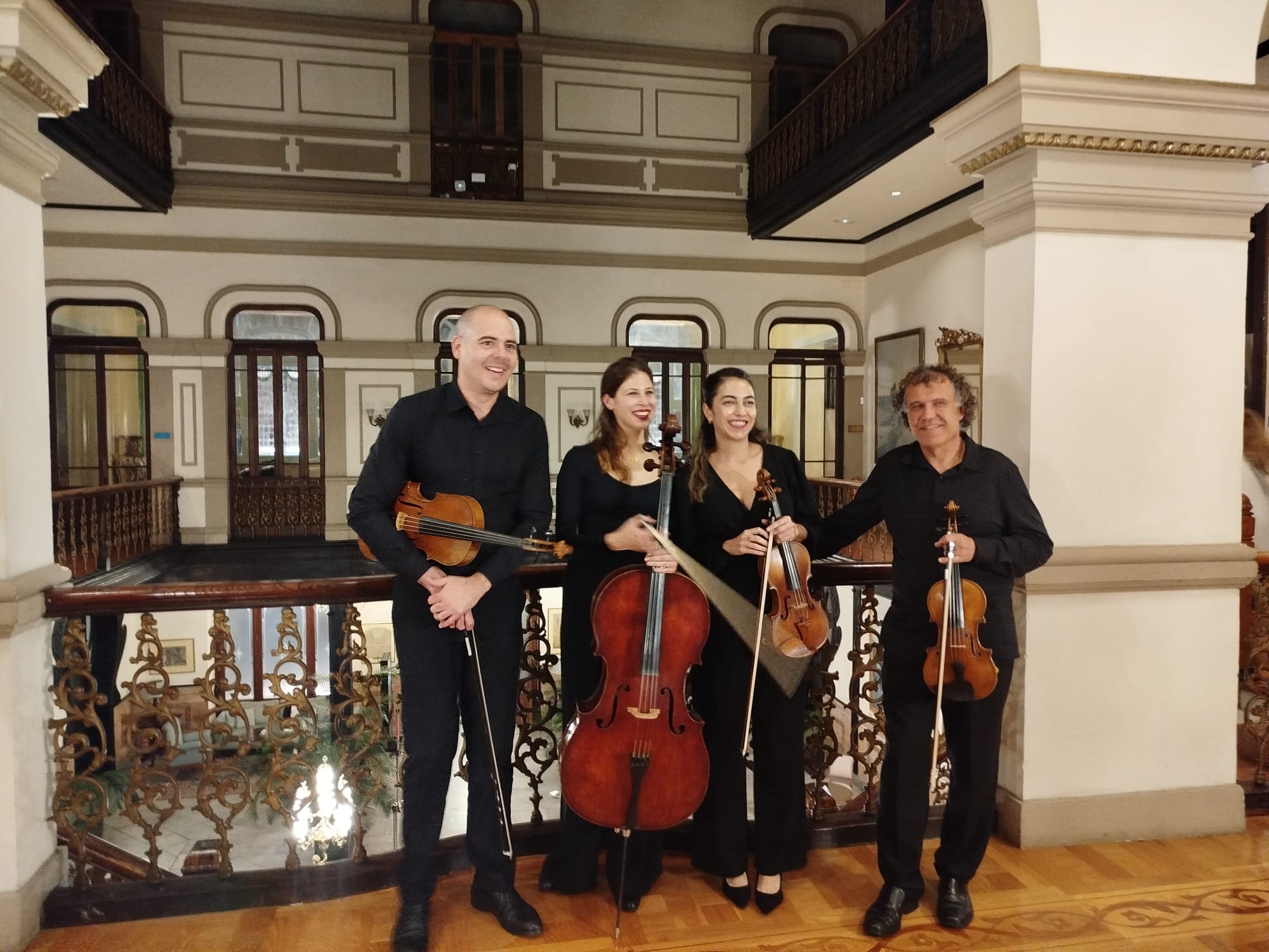El cuarteto Hemiolia ofrece en la Fundación Nanino Díaz Cutillas un concierto el que el folclore canario dialoga con el repertorio clásico