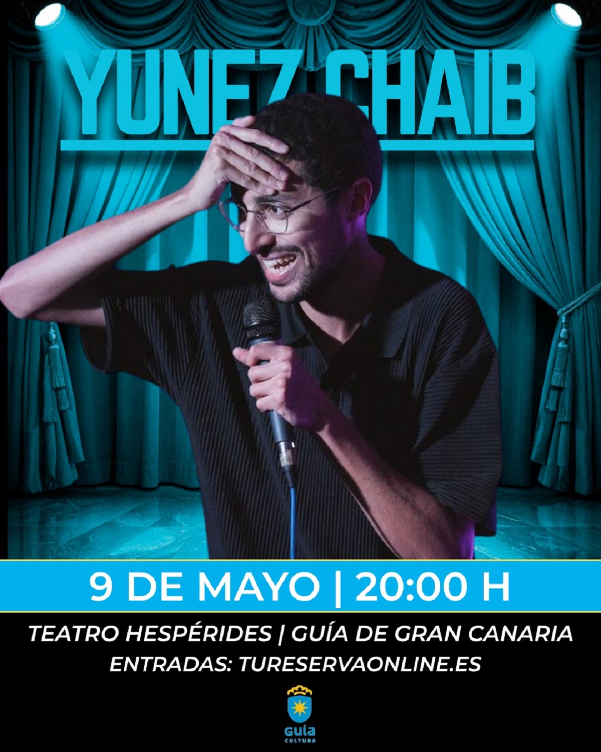 “No saben pronunciar mi nombre y me dicen que pase”: el humor de Yunez Chaib llega a Guía