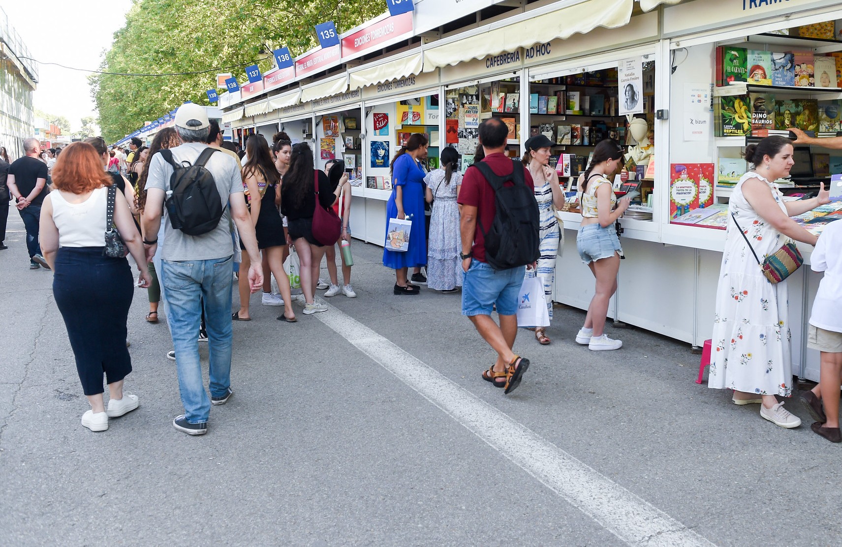 Una caseta dedicada a Canarias en la Feria del Libro de Madrid