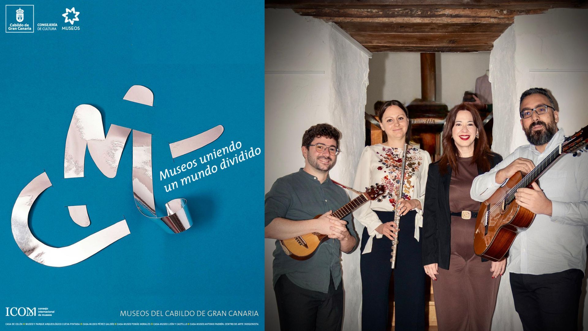 Los museos del Cabildo de Gran Canaria se unen por la defensa de la paz y el diálogo cultural en la Noche Europea de los Museos
