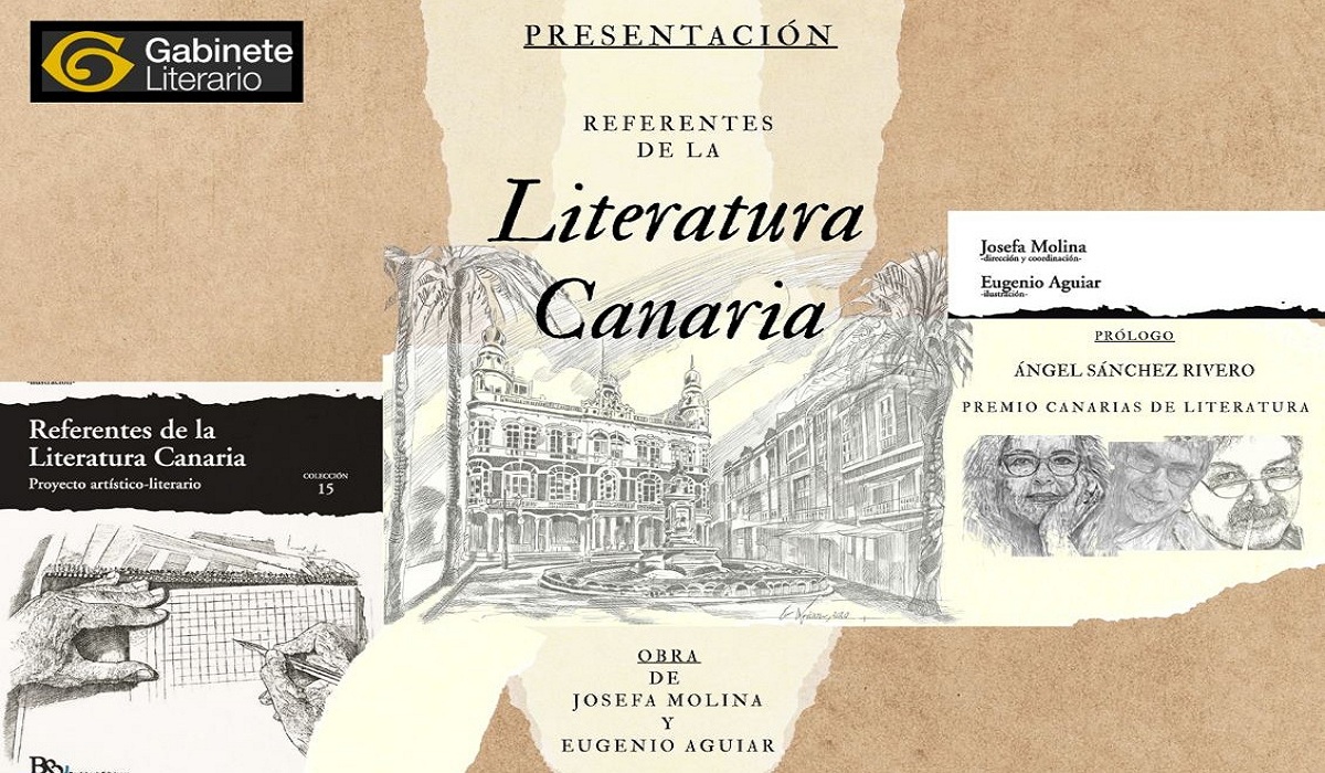 El Gabinete Literario acoge el proyecto artístico-literario ‘Referentes de la Literatura Canaria’