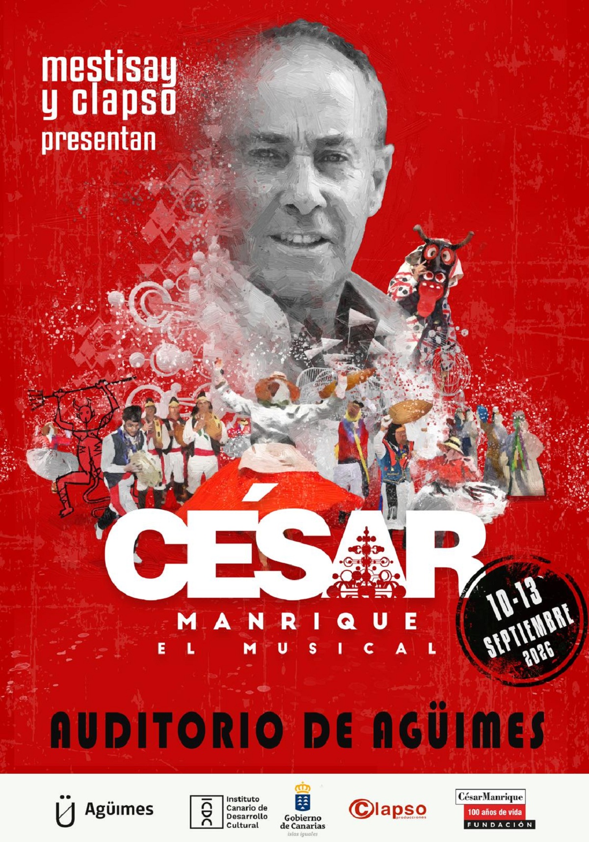 El Auditorio de Agüimes pone a la venta las entradas del espectáculo ‘César Manrique, el musical’