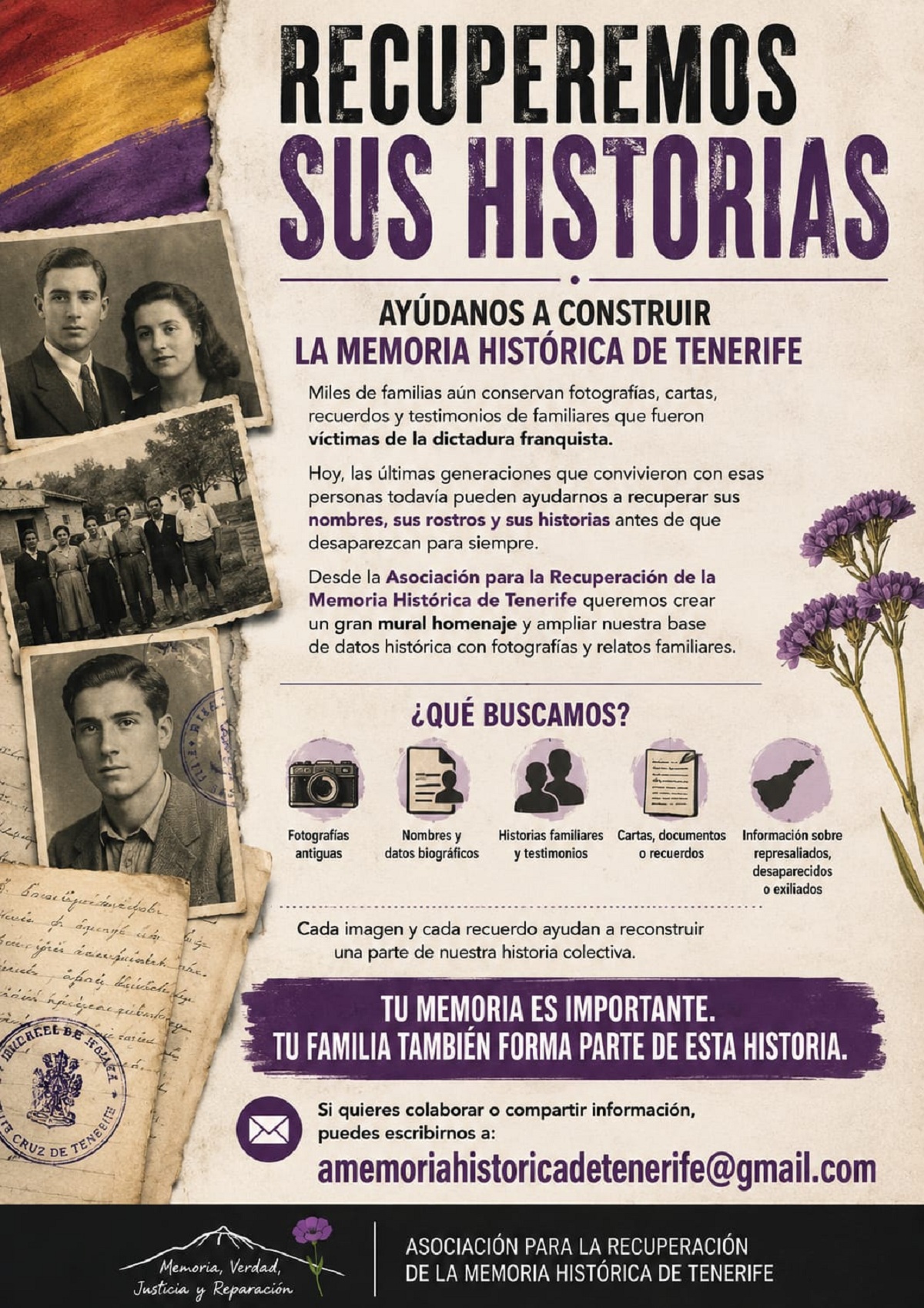 La ARMHT impulsa el rescate del patrimonio oral y documental de las víctimas de la dictadura a través de testimonios familiares