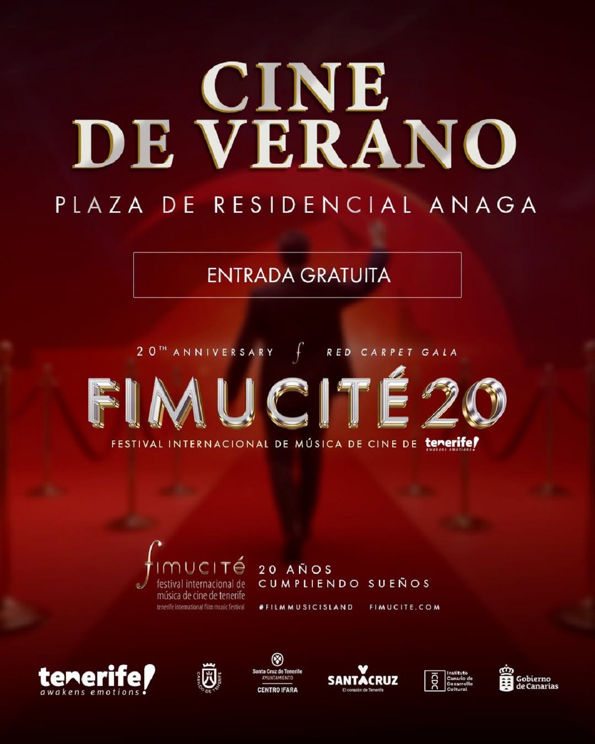 Santa Cruz celebra el cine y sus bandas sonoras con el cine de verano de Fimucité
