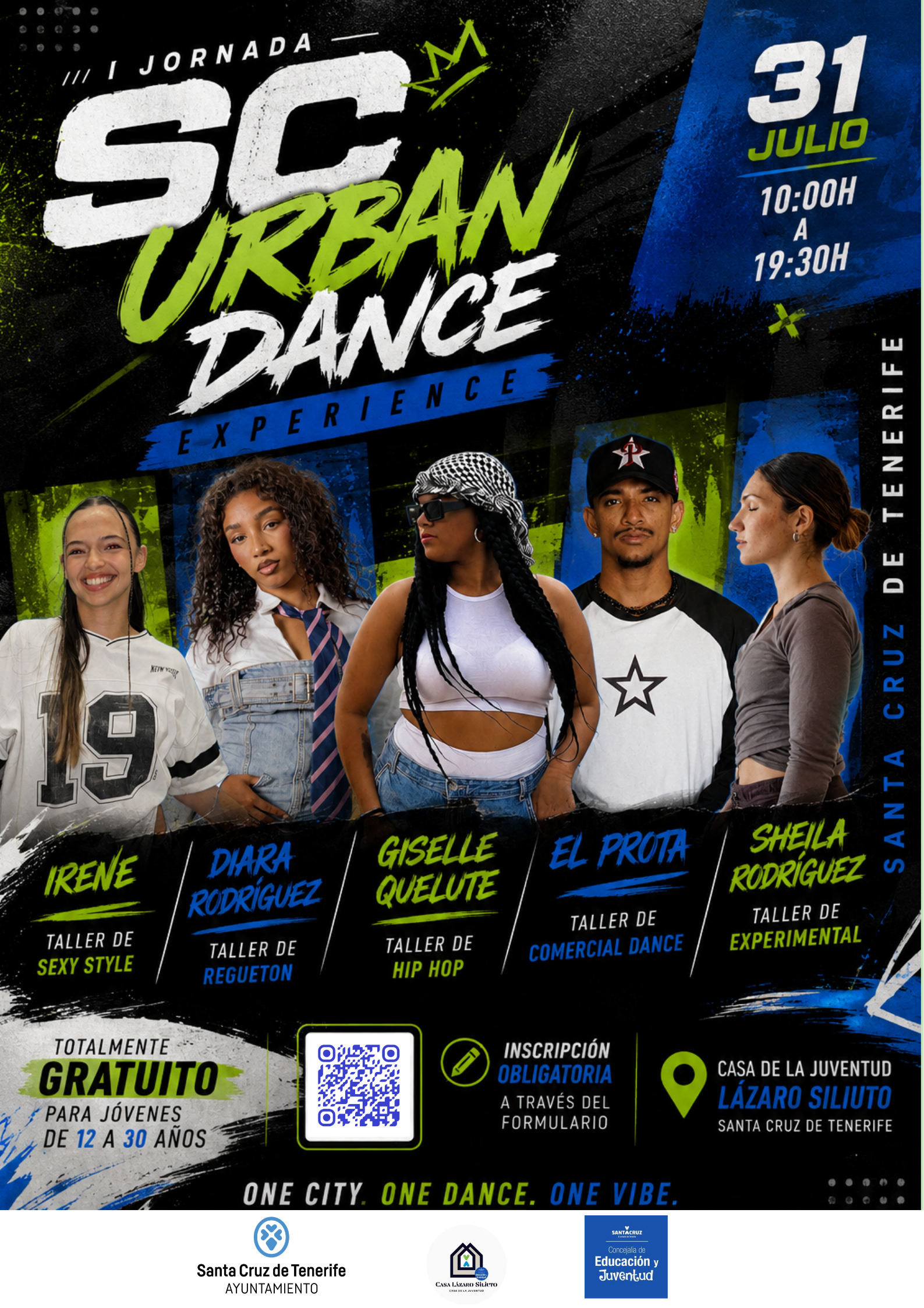 Santa Cruz impulsa la danza entre los jóvenes con la I Jornada SC Urban Dance Experience