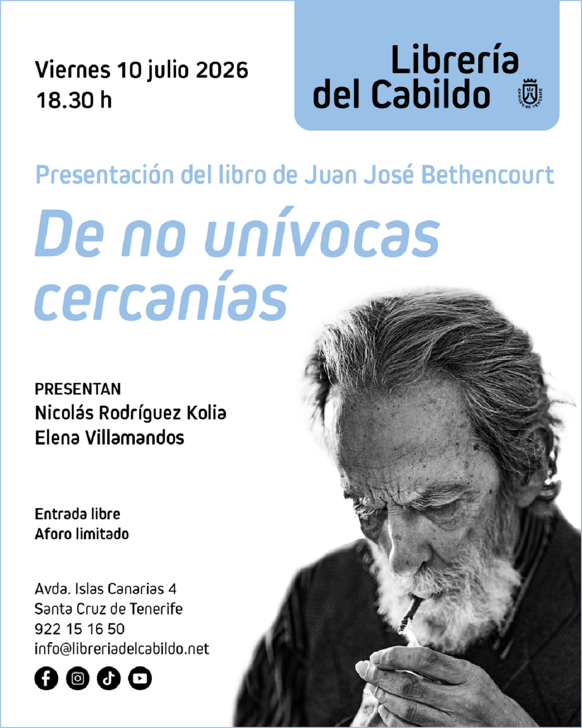 La Librería del Cabildo propone una experiencia artística en torno a la obra de Juan José Bethencourt