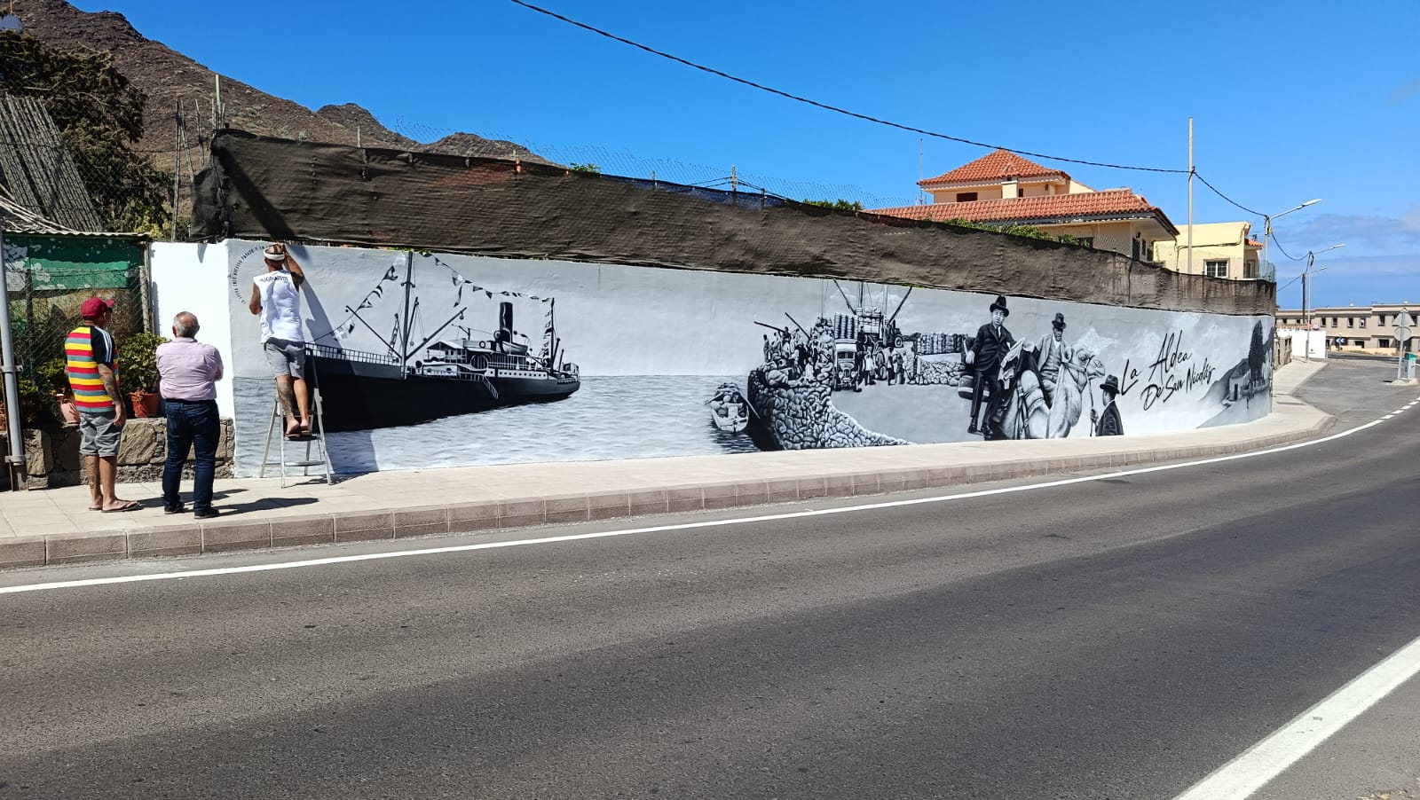 La Aldea de San Nicolás contará con un nuevo mural conmemorativo en recuerdo del Centenario del Fin del Pleito