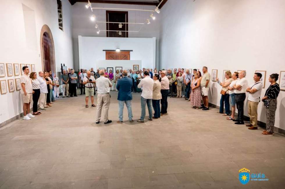 La Casa de la Cultura de Guía acoge la exposición retrospectiva “Paisaje Interior”, de Geño Aguiar