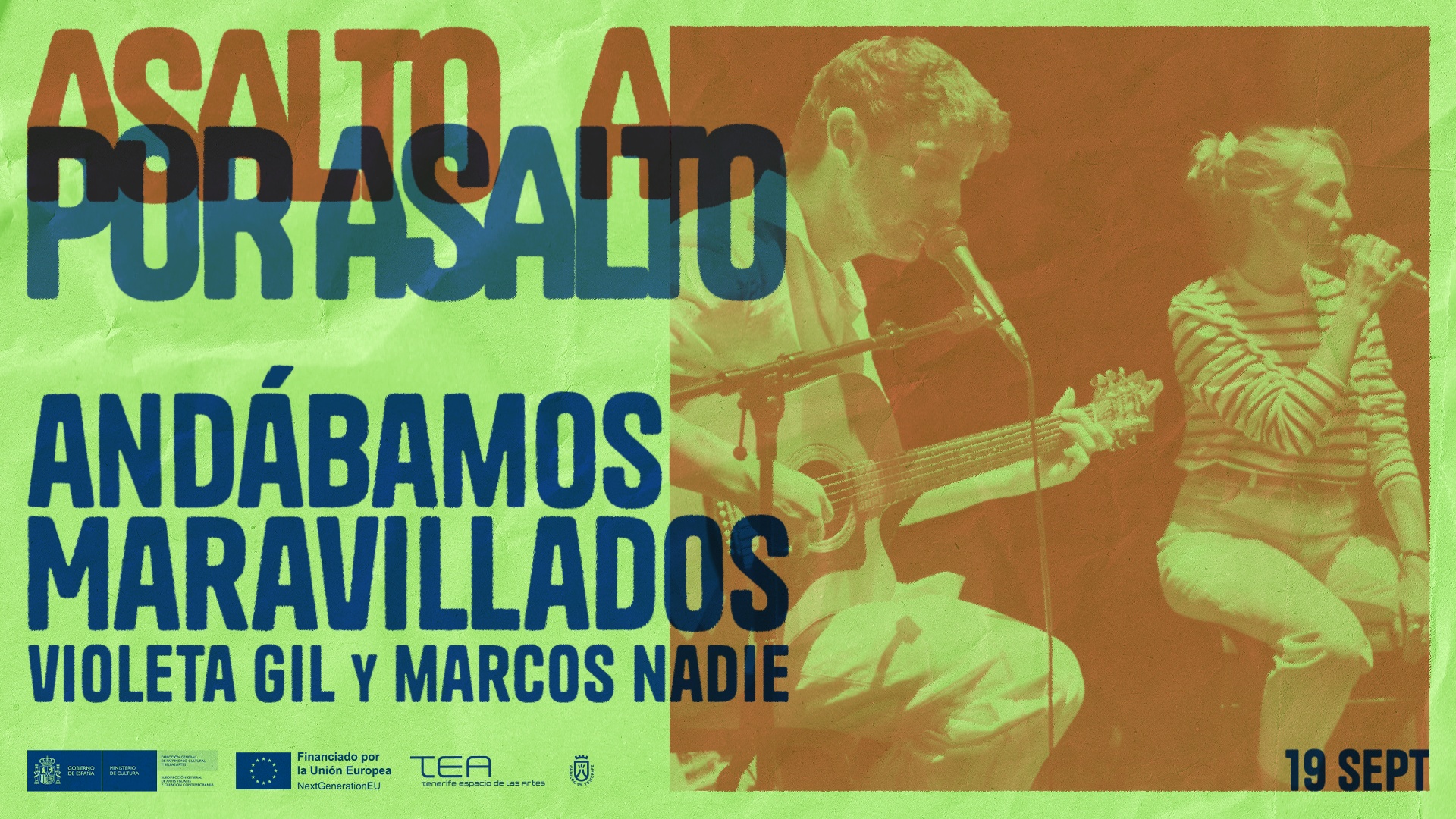 Violeta Gil y Marcos Nadie fusionan en el museo TEA poesía y música con Andábamos maravillados