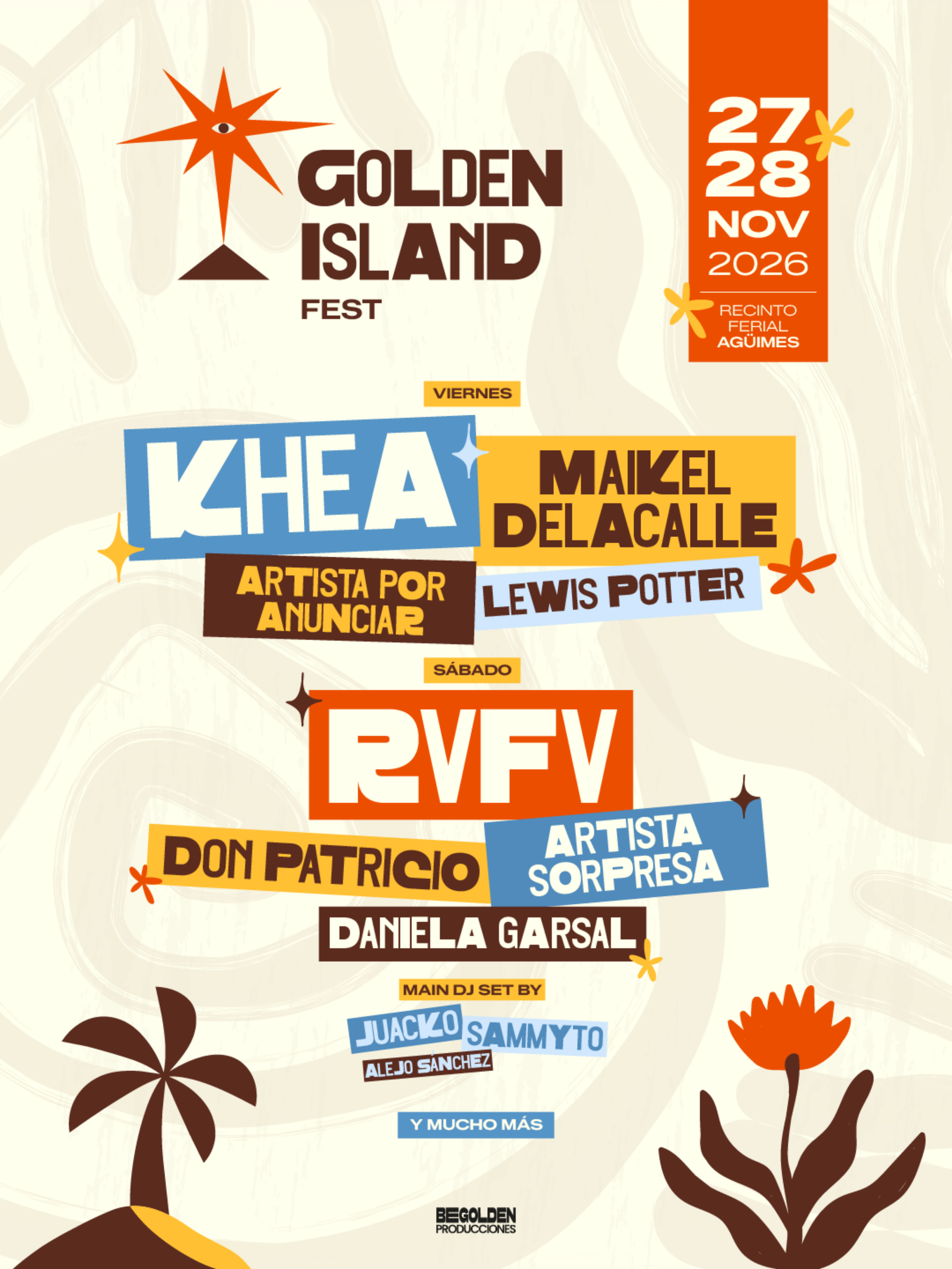 Golden Island Fest anuncia su primera edición para el 27 y 28 de noviembre en Gran Canaria, con KHEA a la cabeza del cartel