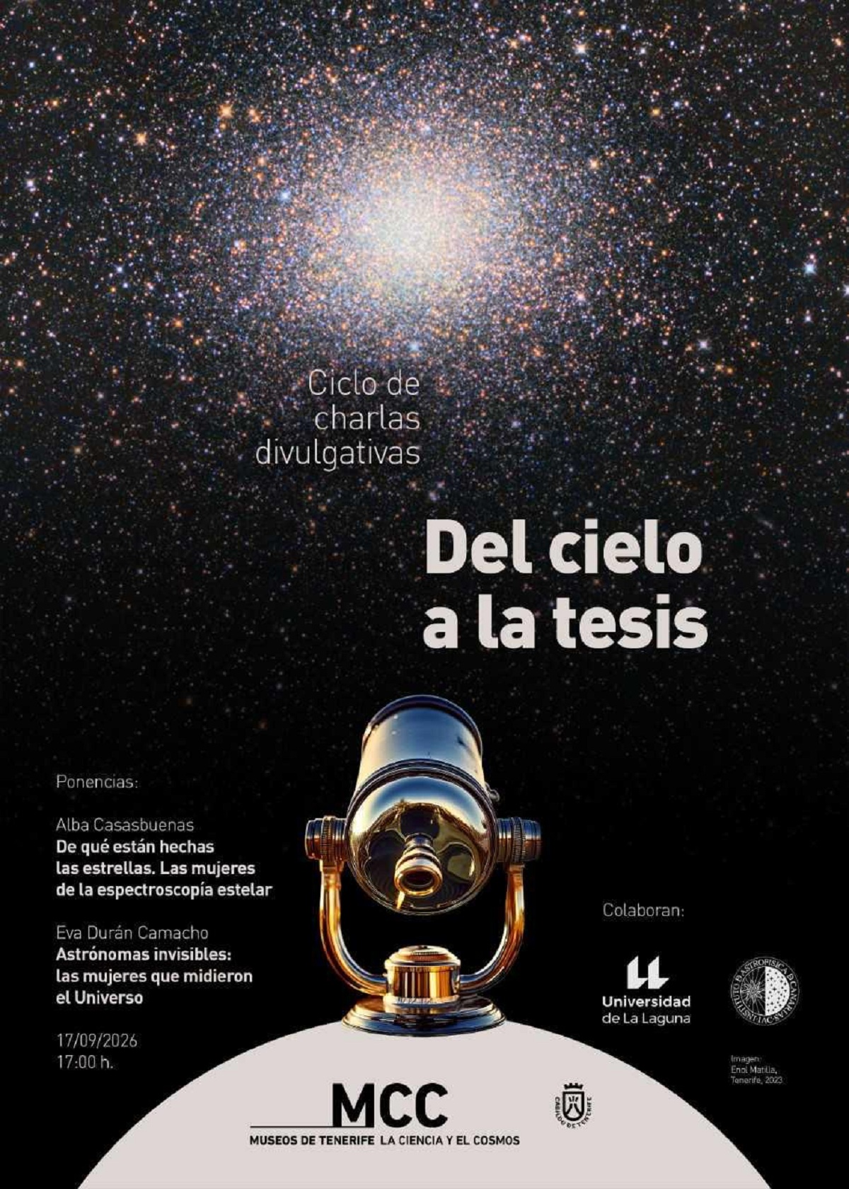 ‘Del cielo a la tesis’ inicia nueva temporada con dos charlas sobre el papel de las mujeres en la astronomía