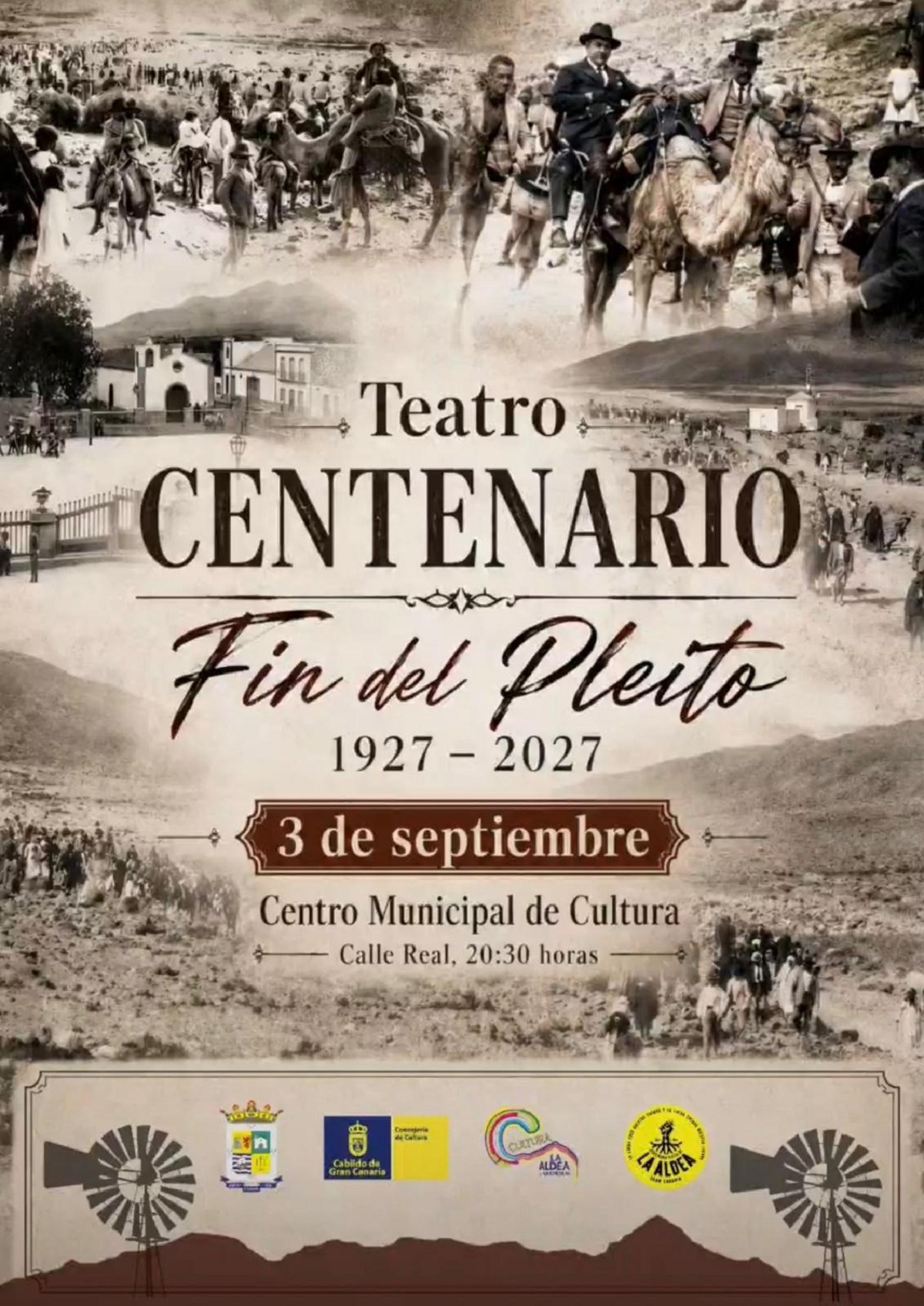 Entradas gratuitas y aforo limitado para la obra teatral que recreará el Fin del Pleito de La Aldea